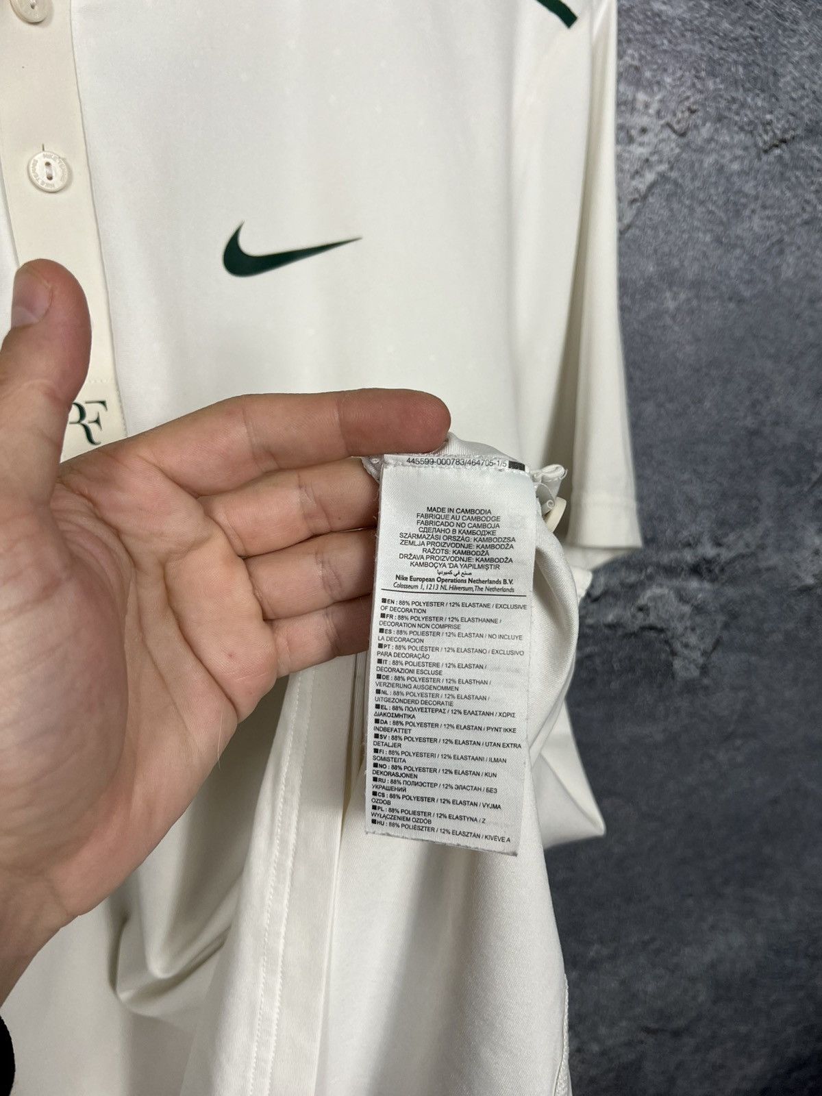 Nike Nike Court Roger Federer RF 2011 Wimbledon Tennis Polo Tee Size US L / EU 52-54 / 3 - 10 Thumbnail