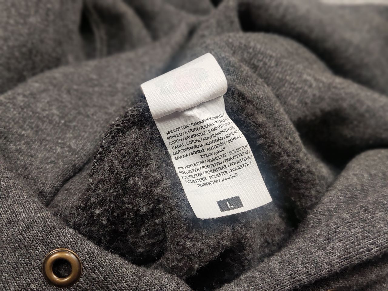 Fruit Of The Loom Vintage 90's fruit of the loom Blank Gray Hoodie USA Style Size US L / EU 52-54 / 3 - 13 Thumbnail
