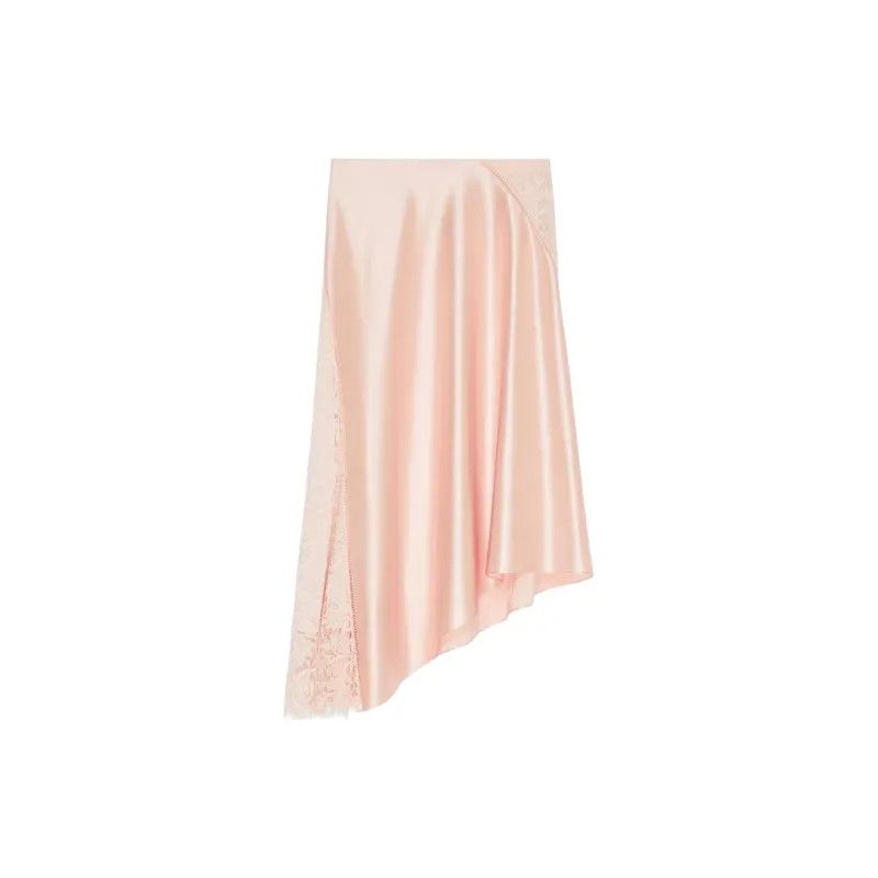 Givenchy o1w1db10325 Skirt With Lace Details in Rose Size 25" / US 0 / IT 36 - 1 Thumbnail