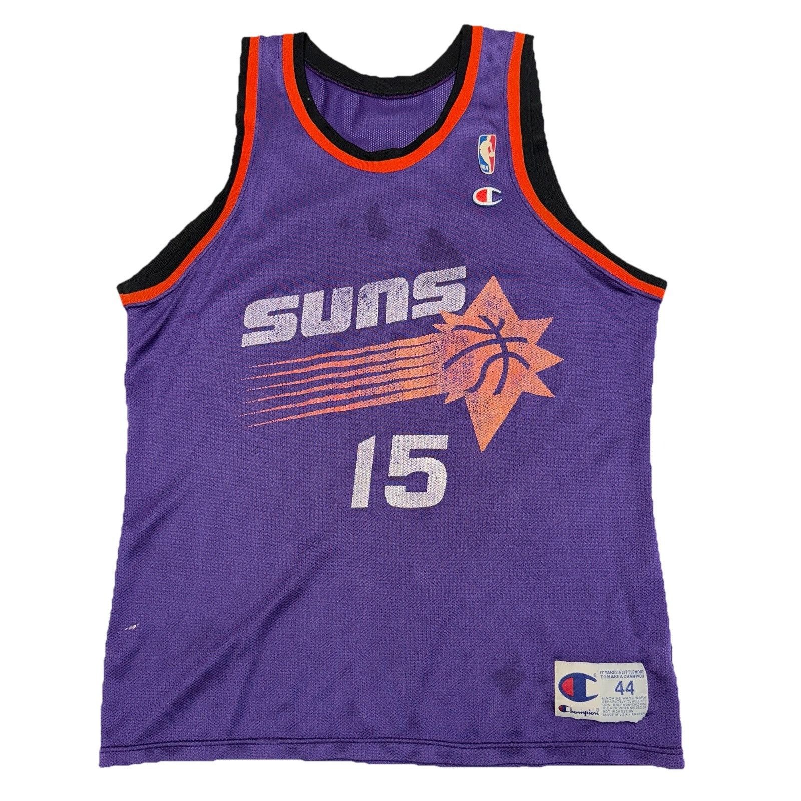 Champion Vintage Danny Manning #15 Phoenix Suns Sz 44 NBA Champion Je Size US M / EU 48-50 / 2 - 1 Thumbnail