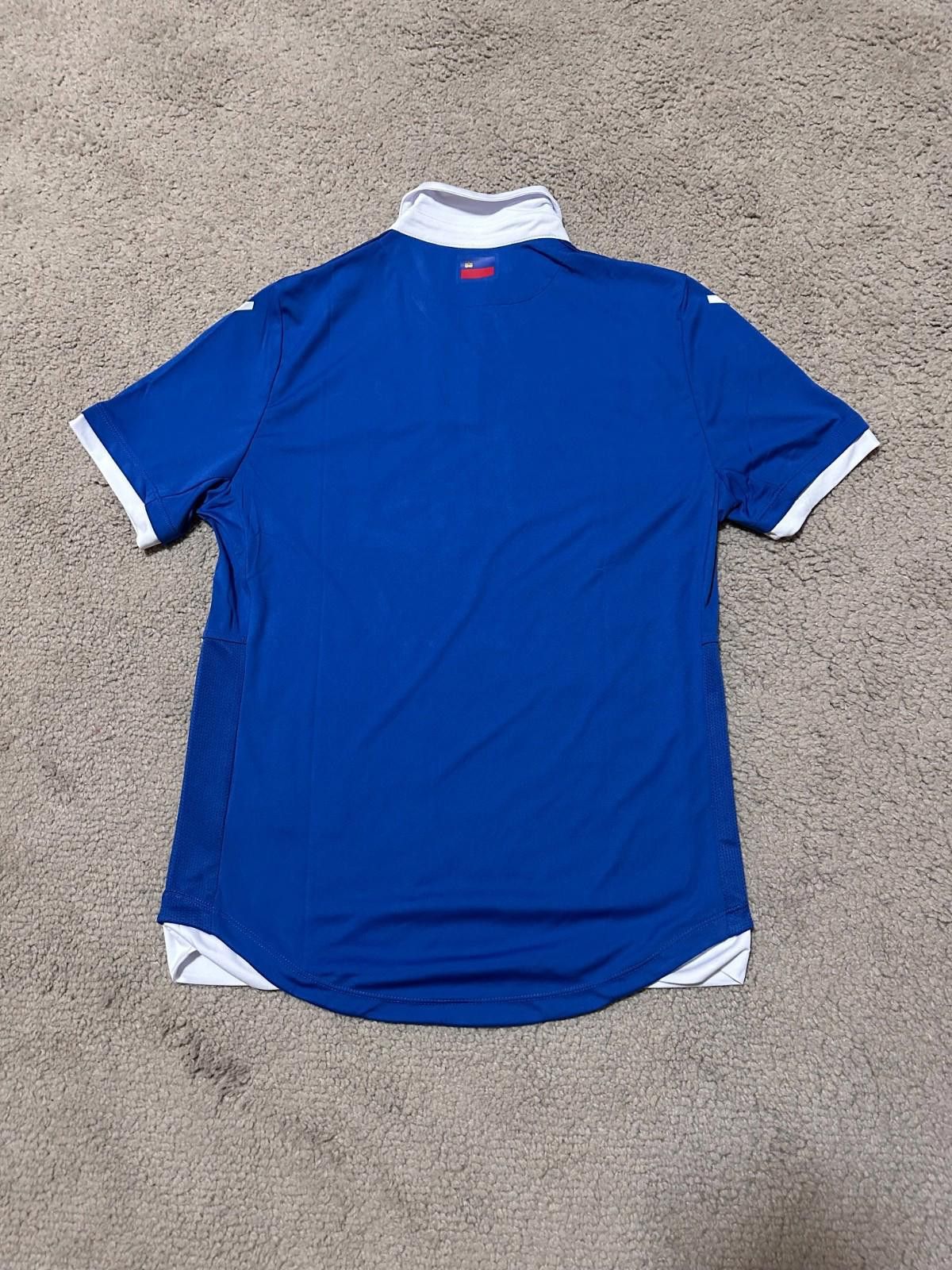 Macron LIECHTENSTEIN 2018/19 HOME FOOTBAL SHIRT SOCCER JERSEY sz M Size US M / EU 48-50 / 2 - 6 Thumbnail