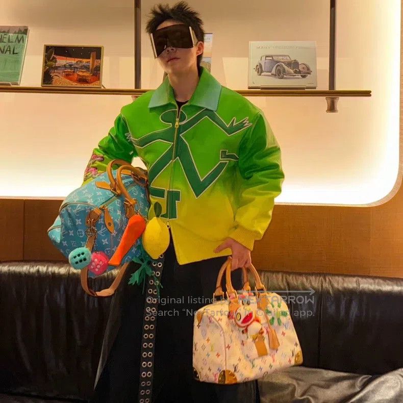 Louis Vuitton Louis Vuitton Yellow and Green Gradient Shanhu Baseball Ja Size US S / EU 44-46 / 1 - 6 Thumbnail