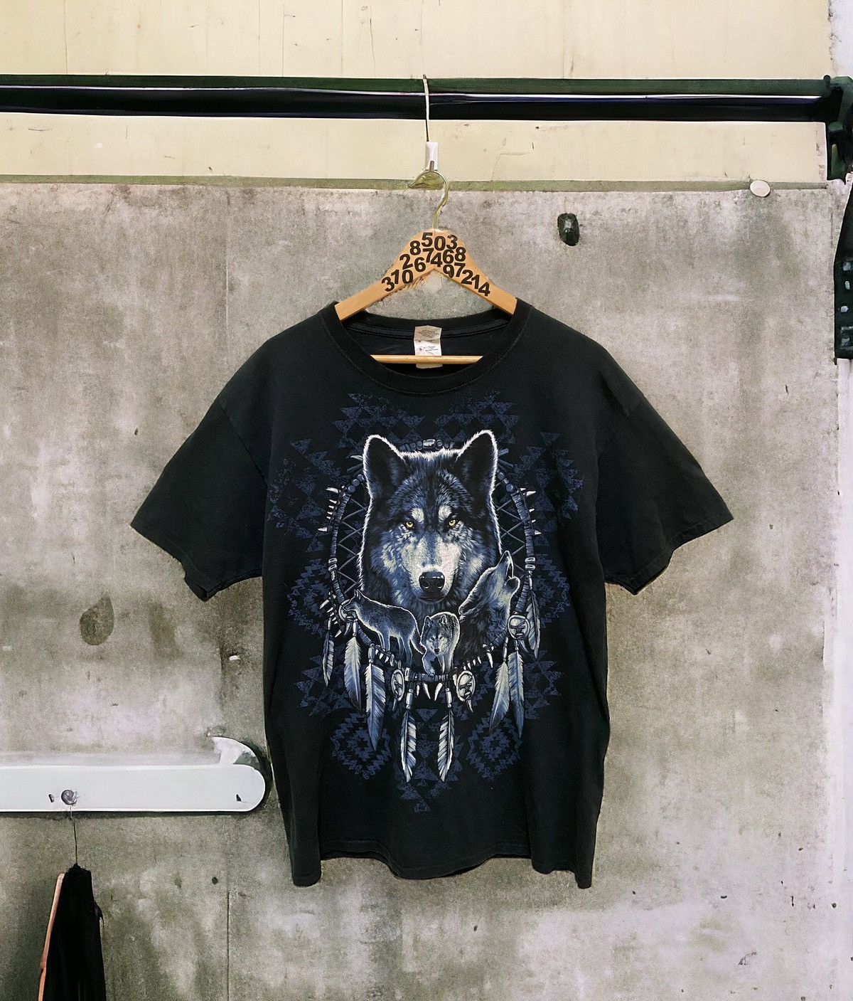 Other Wolf Big Print Tee Size US L / EU 52-54 / 3 - 1 Thumbnail