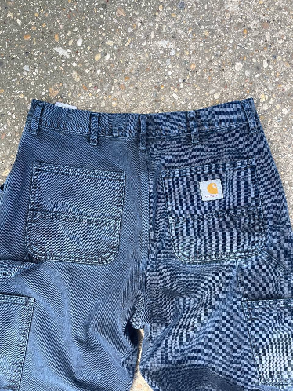 Carhartt × Vintage CARHARTT DOUBLE SINGLE KNEE WORKWEAR RAP STYLE PANTS Size US 34 / EU 50 - 7 Thumbnail