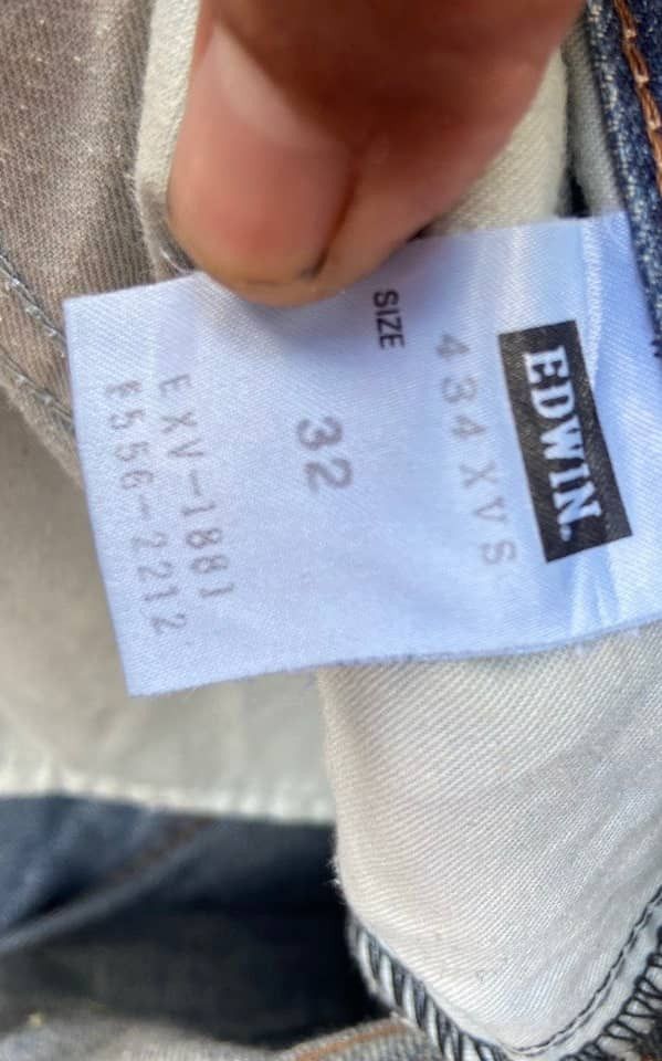 Edwin Vintage Edwin Motif Navajo Embroidery Jeans Denim Size US 31 - 8 Thumbnail