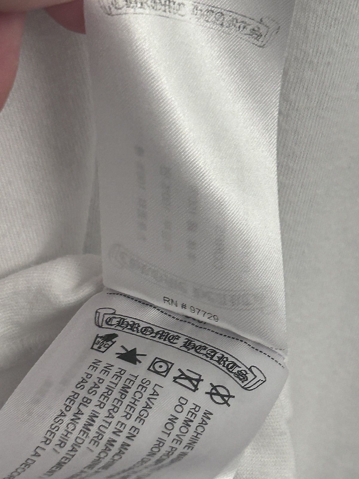 Chrome Hearts Chrome Hearts Floral Cross white long-sleeve T-shirt Large Size US L / EU 52-54 / 3 - 9 Thumbnail