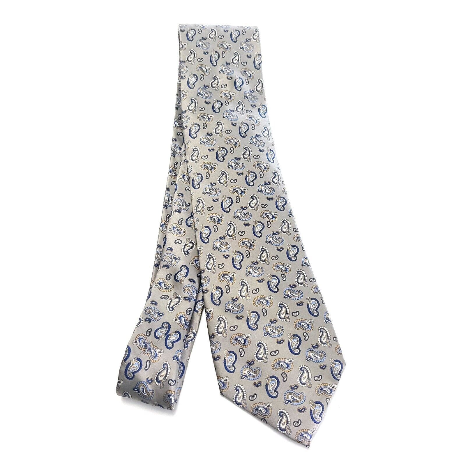 Joseph & Feiss Joseph & Feiss Beige Silk Tie Woven Paisley Short Size ONE SIZE - 6 Thumbnail