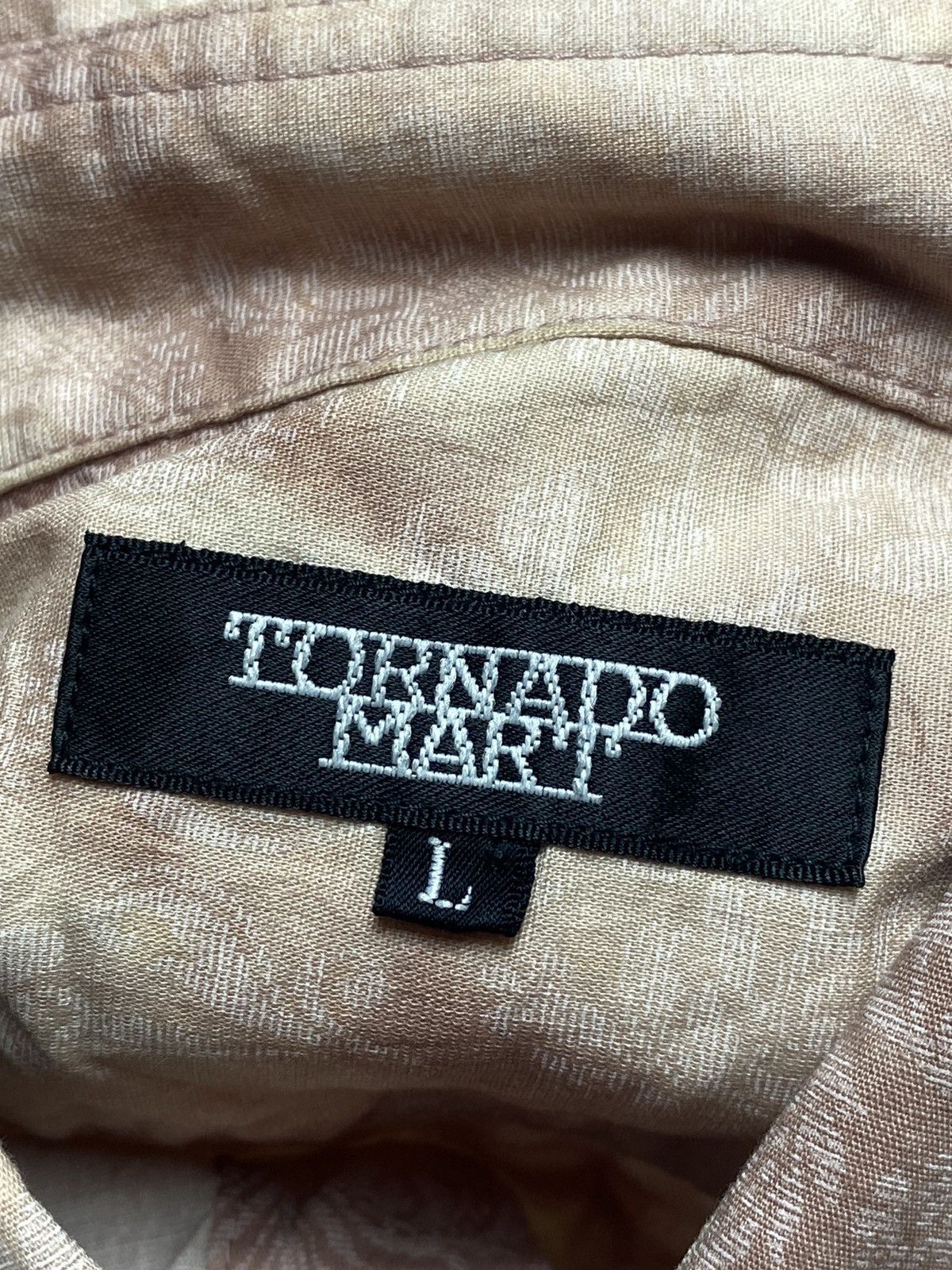 If Six Was Nine × Le Grande Bleu (L.G.B.) × Tornado Mart 2000s Tornado Mart - Spilled Dyed Patterned Button Shirt Size US M / EU 48-50 / 2 - 4 Thumbnail