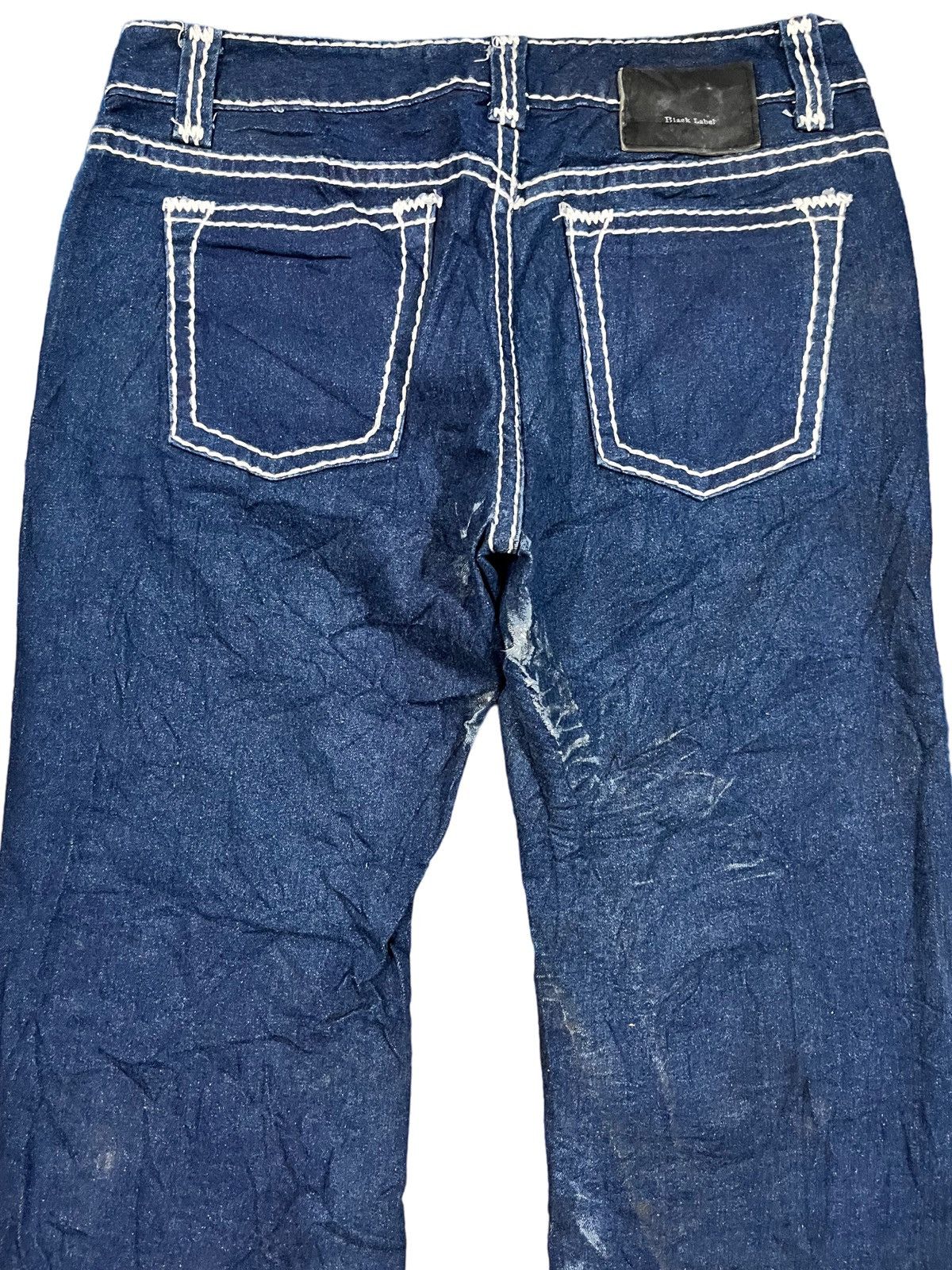 Who Decides War Vintage Black Label Flare Denim Size US 33 - 7 Thumbnail