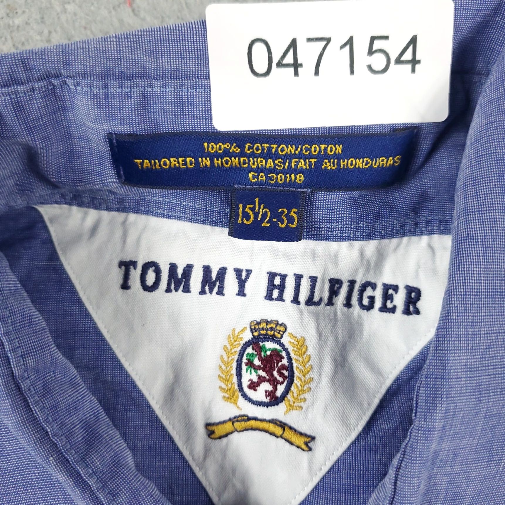 Tommy Hilfiger Tommy Hilfiger Shirt Mens 15.5 Blue Dress Long Sleeve Button Up Collared Regular NWT? (Note: N/A) Size 40R - 6 Thumbnail