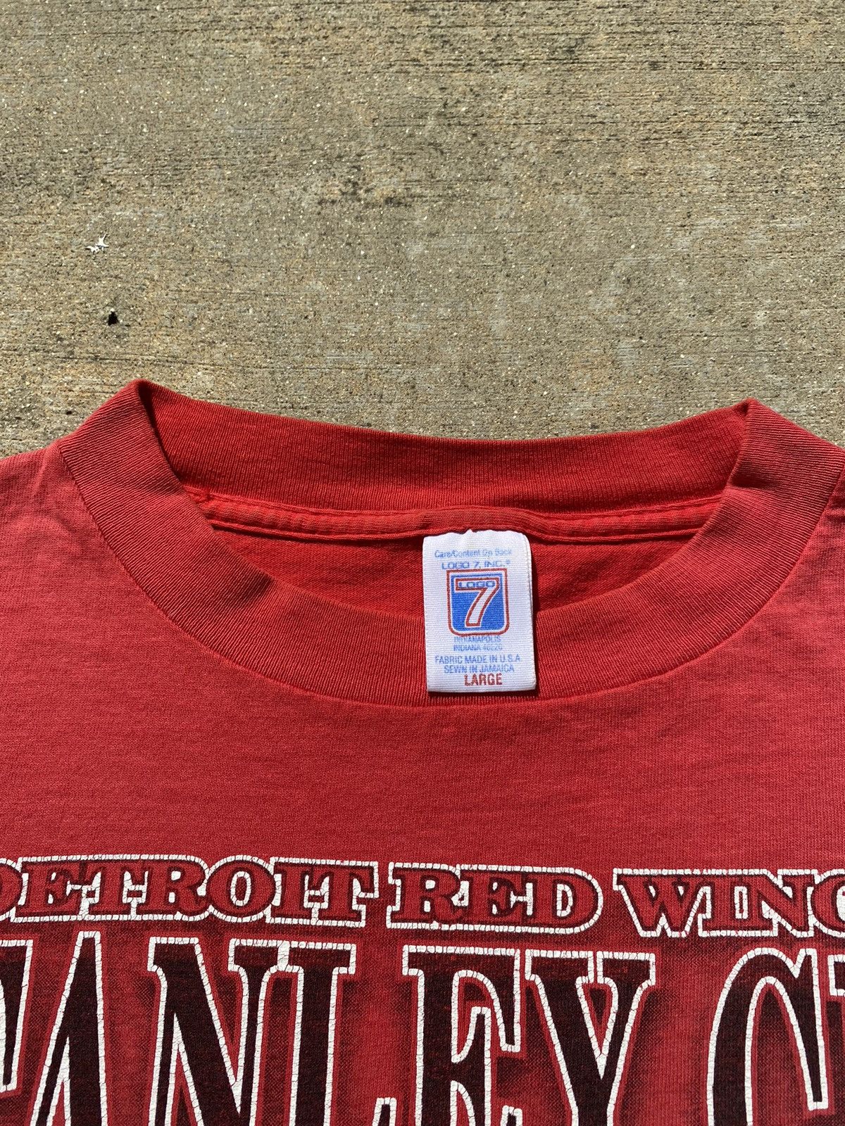 Logo 7 × NHL × Vintage VINTAGE Detroit Red Wings Tee Size US M / EU 48-50 / 2 - 4 Thumbnail
