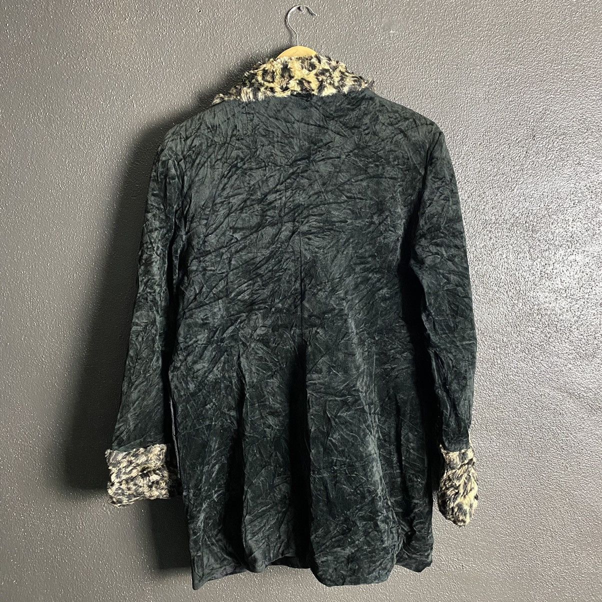 Japanese Brand Up start leopard shearling blazer Size US M / EU 48-50 / 2 - 2 Thumbnail