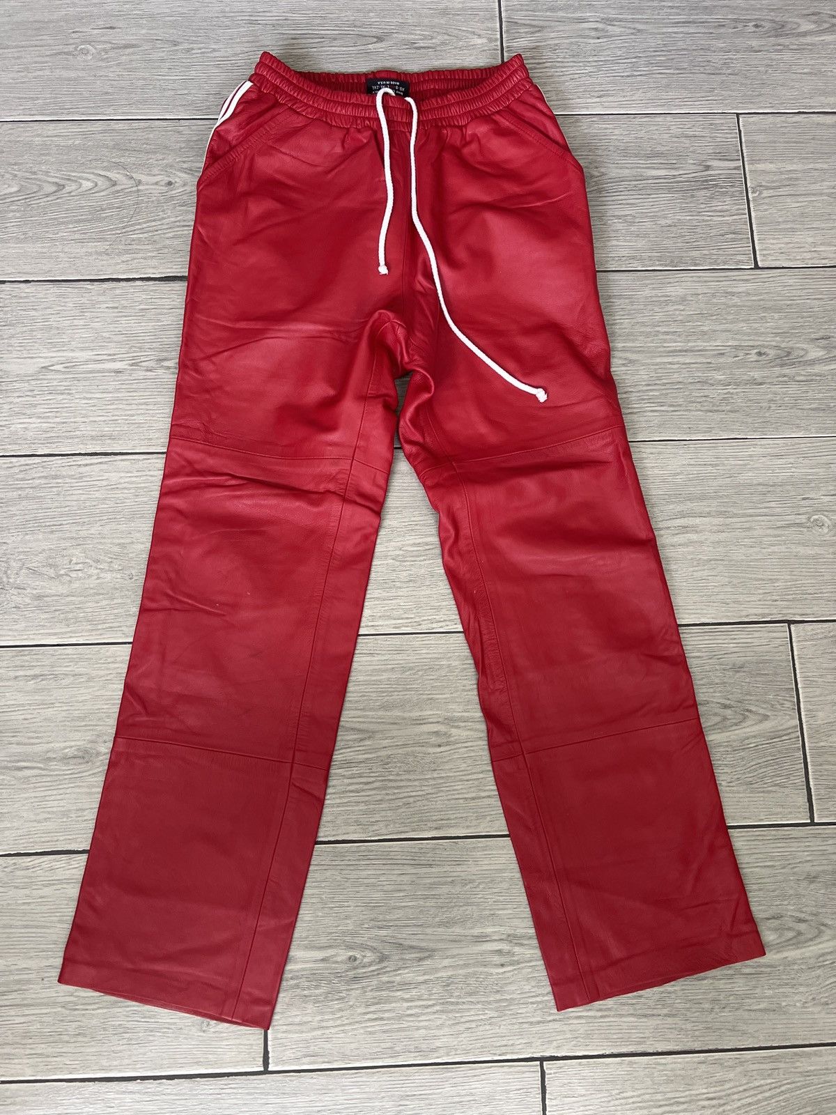 Vlone leather pants hotsell