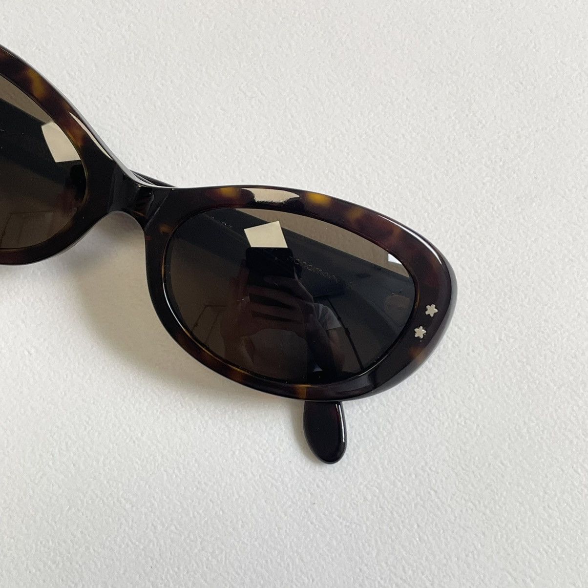 Cutler and Gross Tortoiseshell Oval ‘Cat Eye’ 70s Sunglasses Size ONE SIZE - 13 Thumbnail