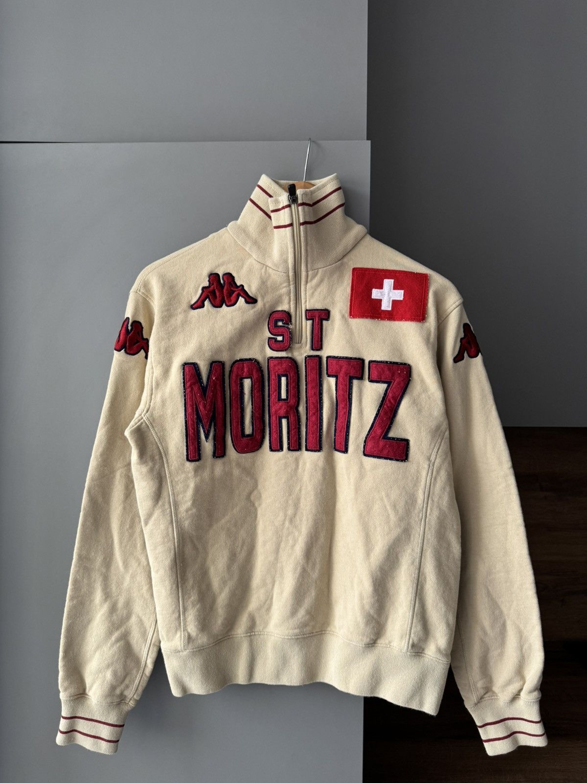 Kappa × Vintage St.Moritz Kappa Jumper 1/3 Zip Sweater 2001/2002 Size US S / EU 44-46 / 1 - 1 Thumbnail
