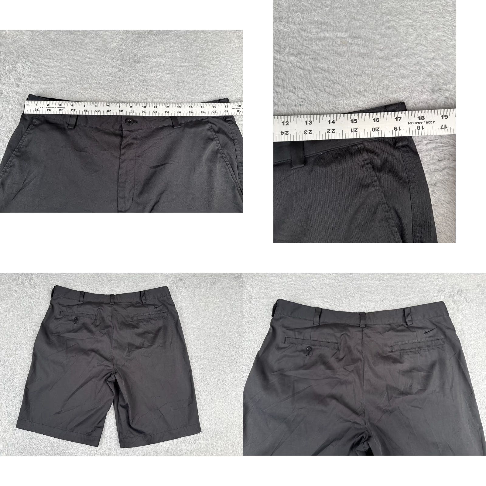 Nike Nike Shorts Mens 36 Gray Polyester Blend Golf Outdoor 30x11 Modern Athletic Activewear Casual Travel Mens Short Grey Nike Short 30x11 Size US 36 / EU 52 - 9 Thumbnail
