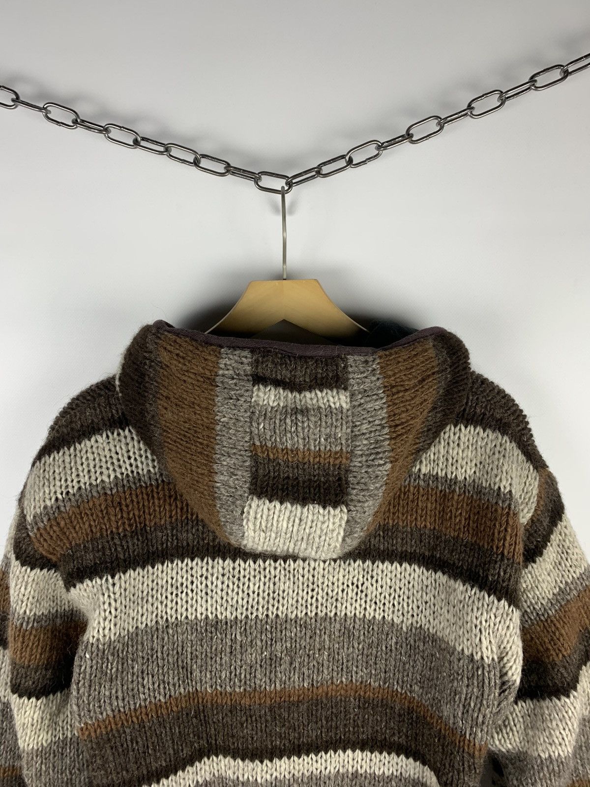 Other Vintage PACHAMAMA Chunky Knit Wool Zipped Jacket Size M/L Size US L / EU 52-54 / 3 - 12 Thumbnail