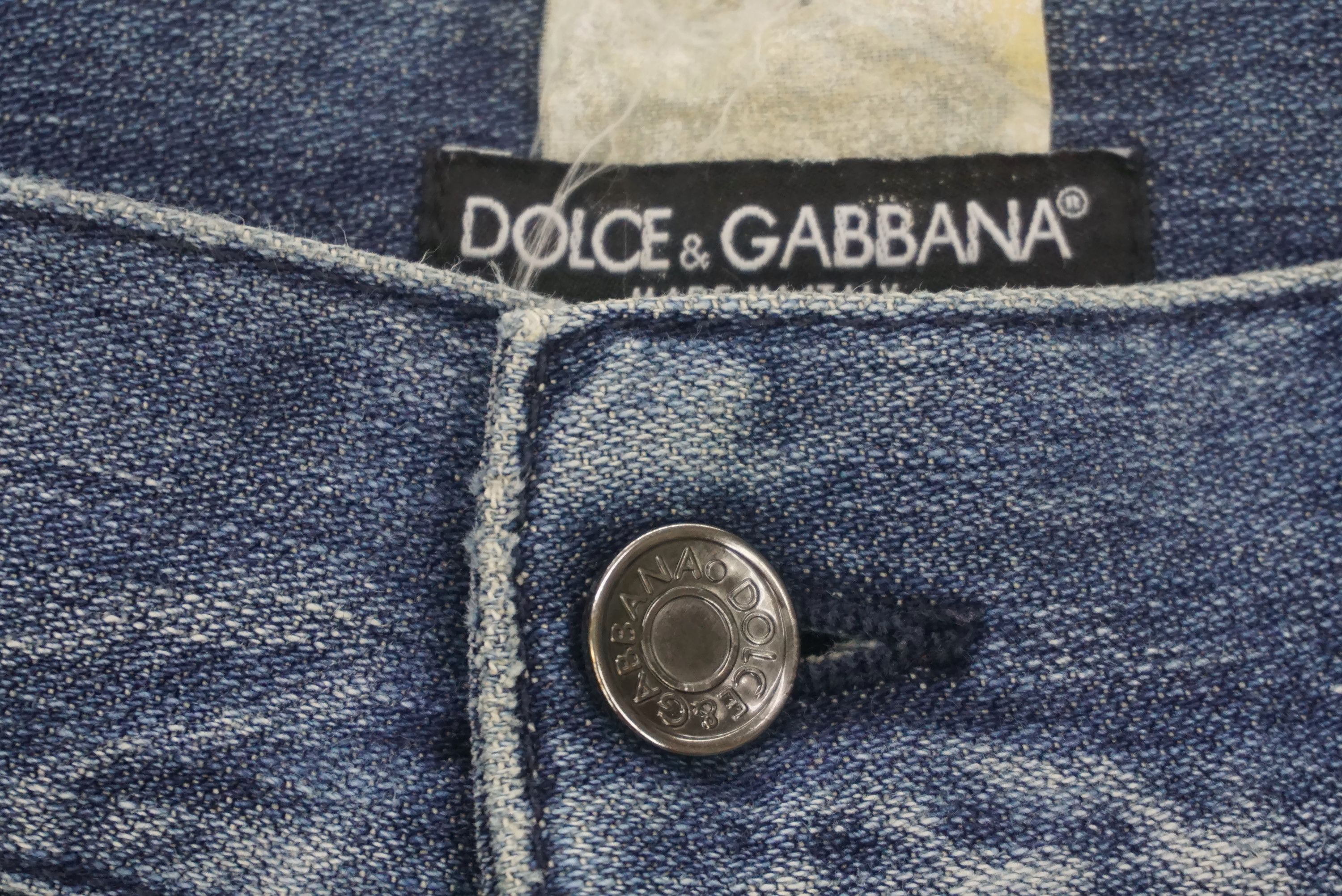 Dolce & Gabbana D&G Jeans Size W34xL33.5 Made in Italy 14 Classic Low Rise Size US 34 / EU 50 - 5 Thumbnail