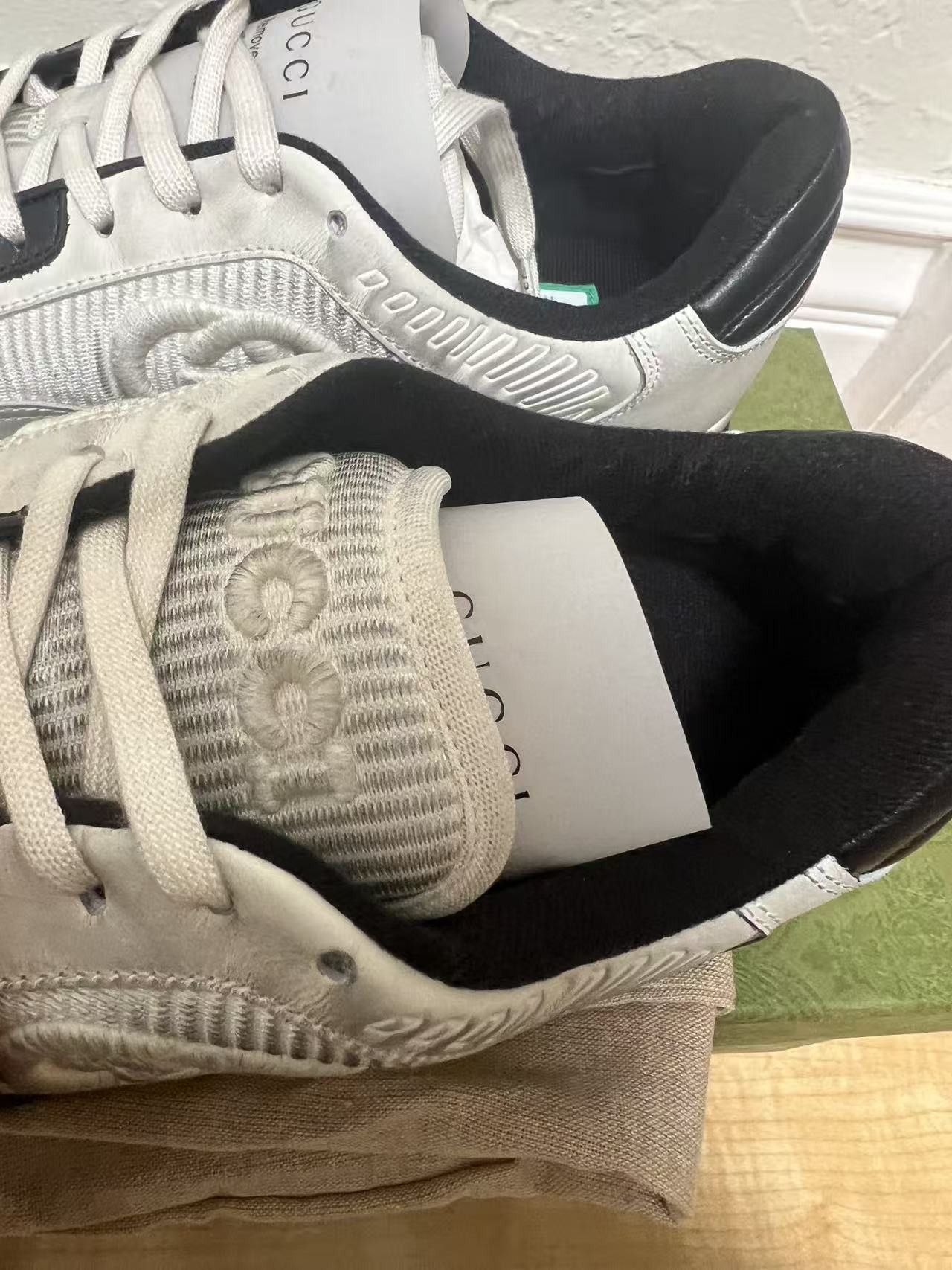 Gucci Gucci MAC80 Off-White Black Size US 9.5 / EU 42-43 - 5 Thumbnail