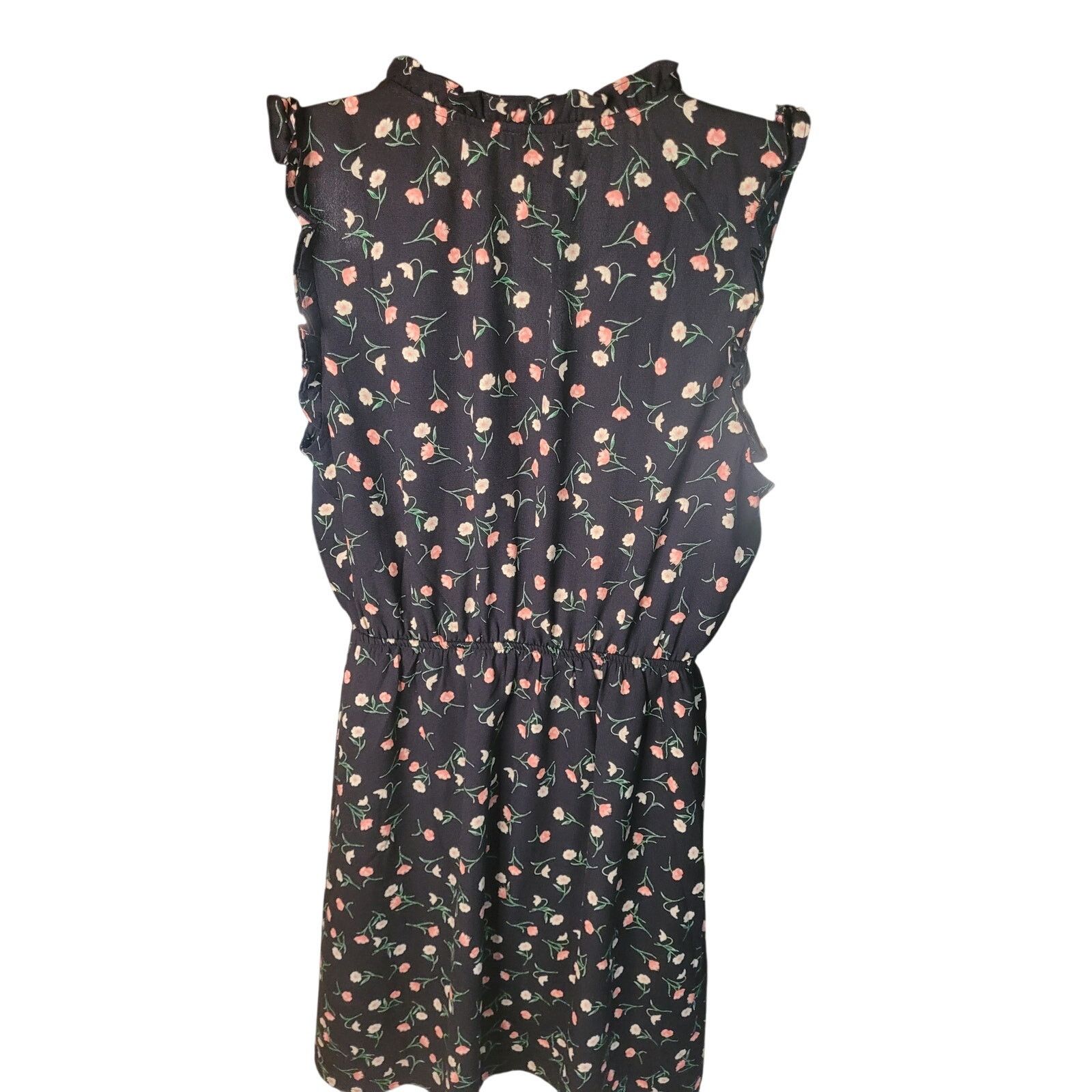 Lucky Brand Lucky Brand Blk Floral Women Dress Lined Sleeveless Sz XL Size XL / US 12-14 / IT 48-50 - 3 Thumbnail