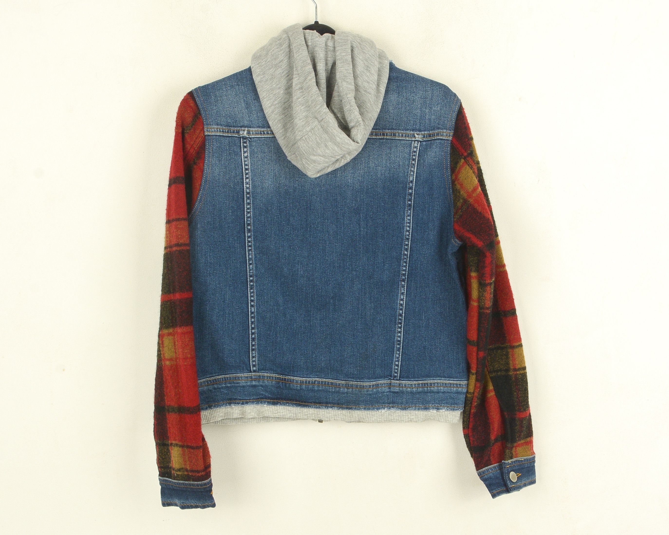 Desigual Washington Denim Jacket Women M Hooded Trucker Hoodie Jumper Size M / US 6-8 / IT 42-44 - 3 Thumbnail