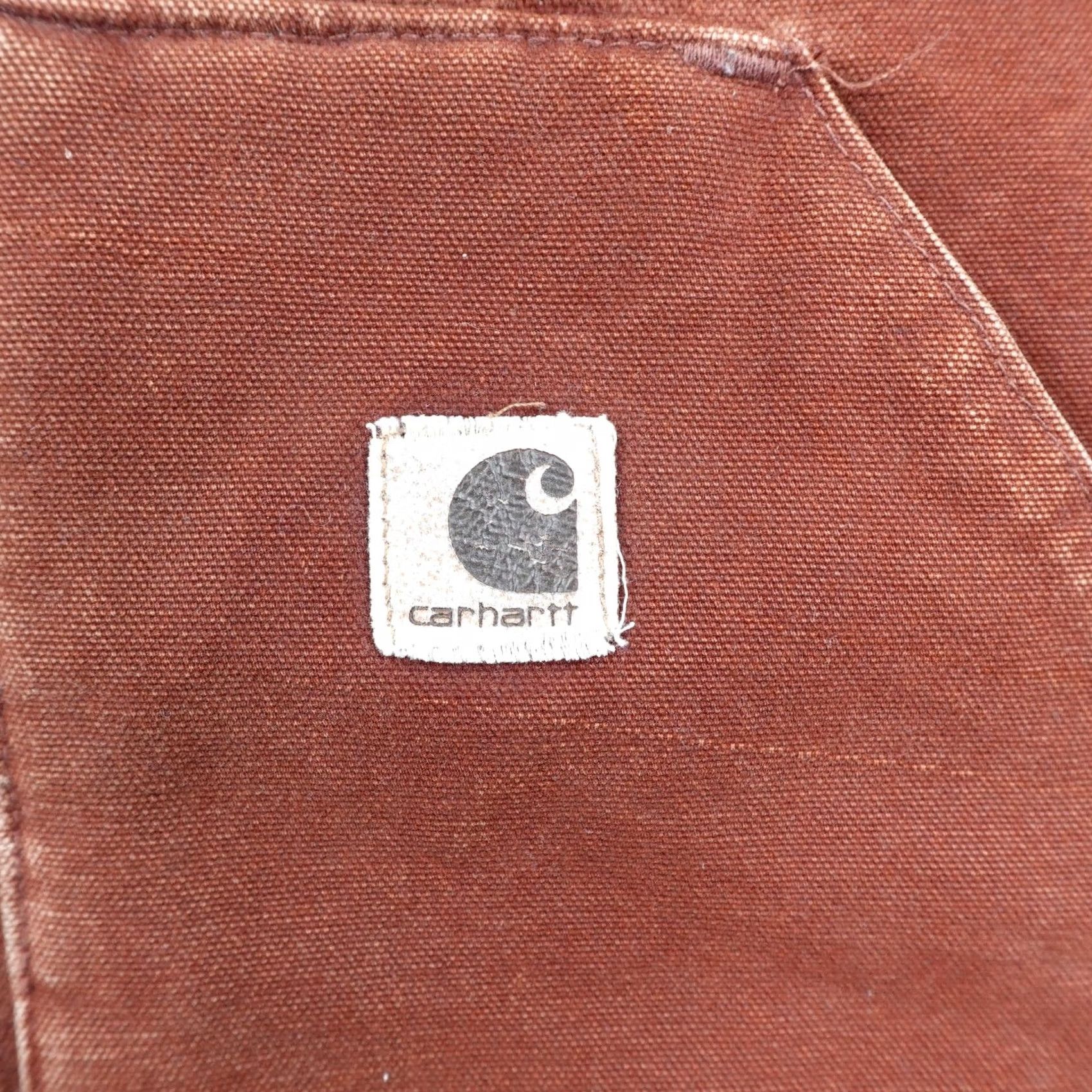 Carhartt VINTAGE Carhartt Vest Mens 2XL XXL Red Clay Canvas Arctic Quilt Lined Zip Up Y2K Size US XXL / EU 58 / 5 - 3 Thumbnail