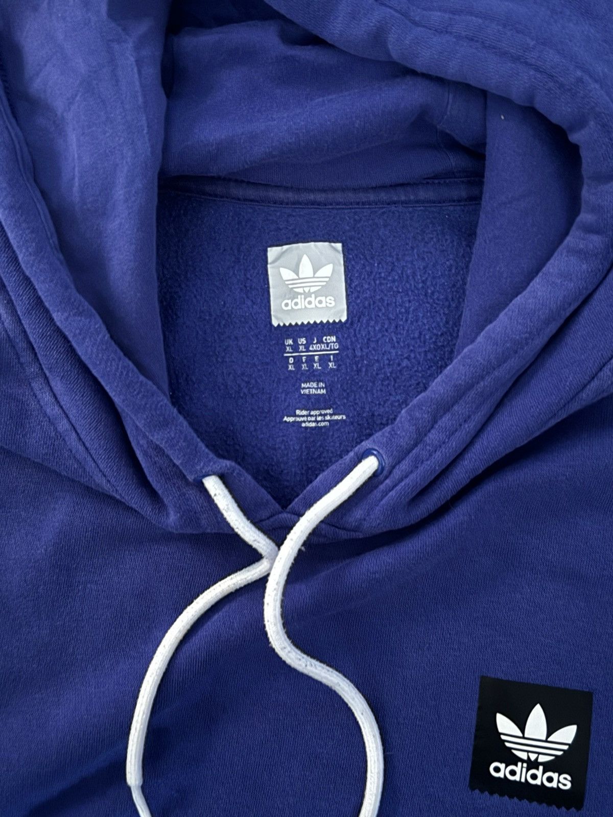 Adidas Adidas Originals Blue and Grey Hoodie Size US XL / EU 56 / 4 - 3 Thumbnail