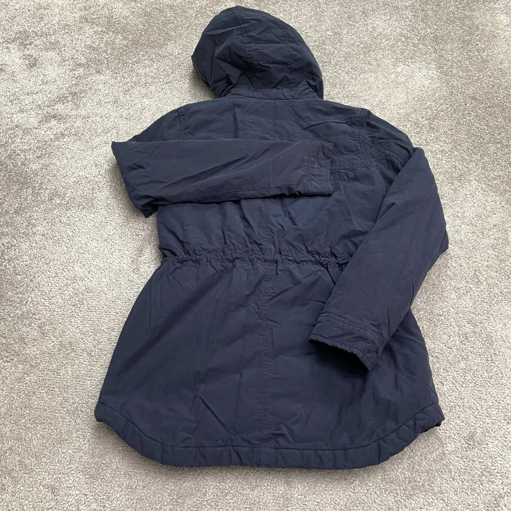Vintage Columbia Jacket Women XS Blue Hooded Parka Full Zip Belted Size XS / US 0-2 / IT 36-38 - 2 Thumbnail