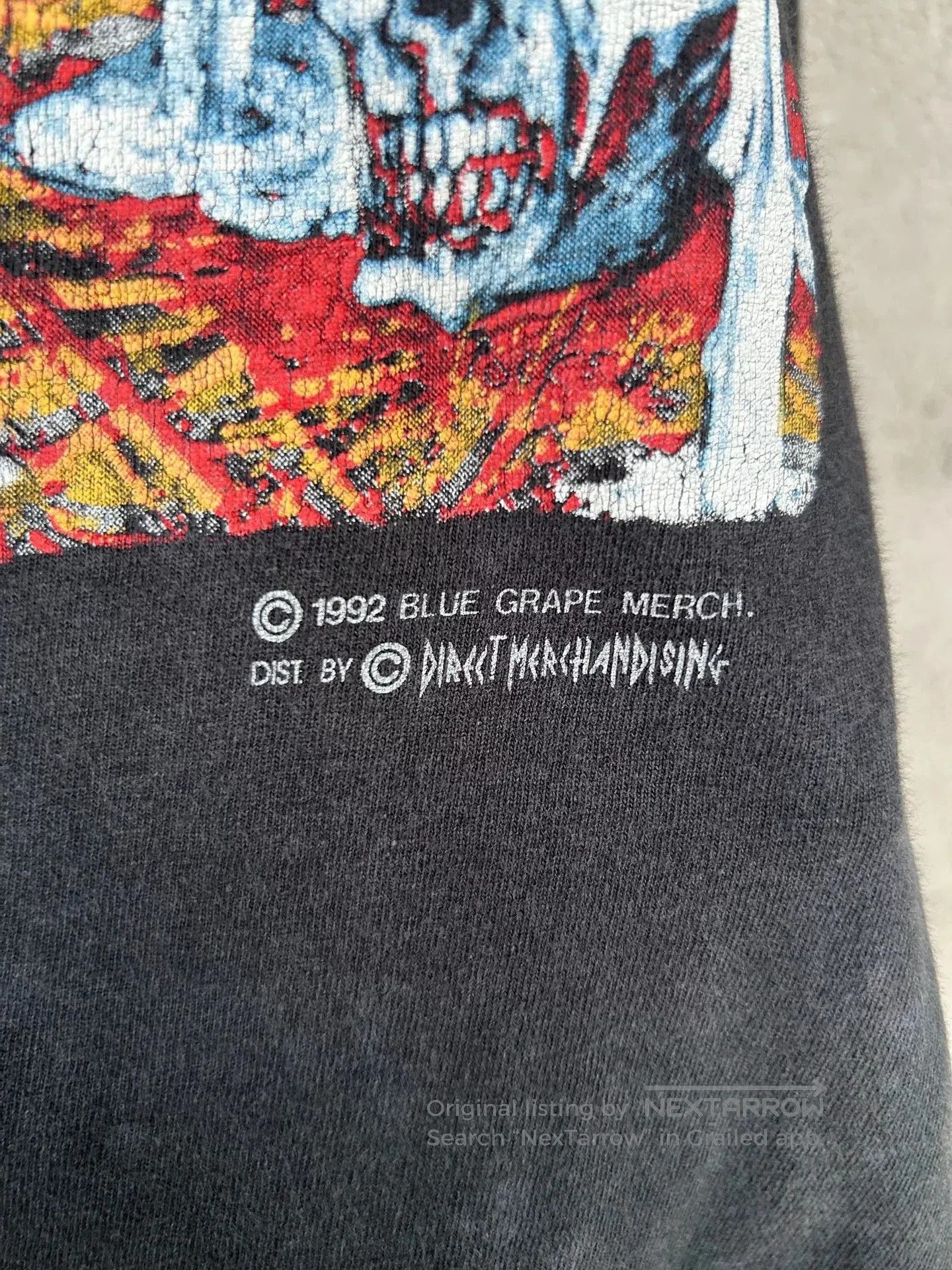 Vintage Cannibal Corpse 1993 Tour Vintage Tee. Size US XL / EU 56 / 4 - 3 Thumbnail