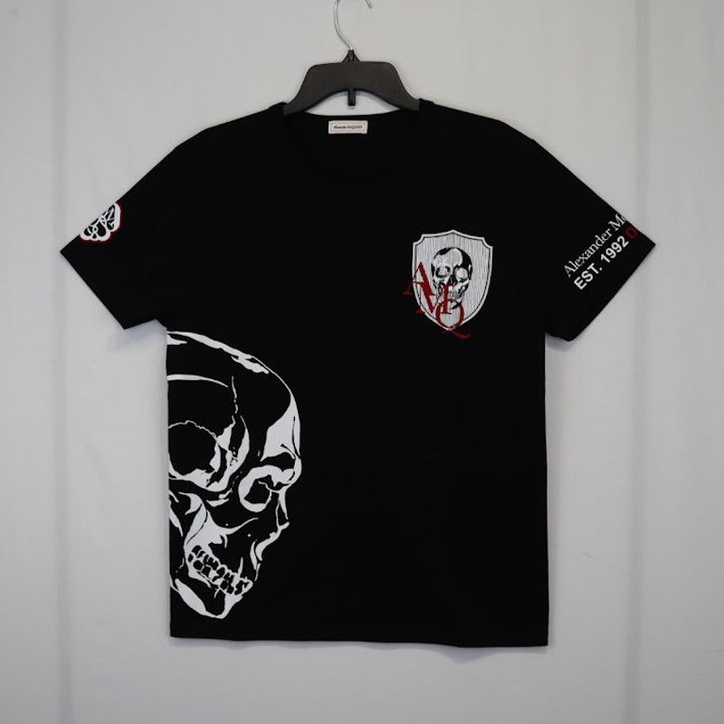 Alexander McQueen o1rshd1 ***Defective / T-Shirt in Black Size US S / EU 44-46 / 1 - 1 Thumbnail