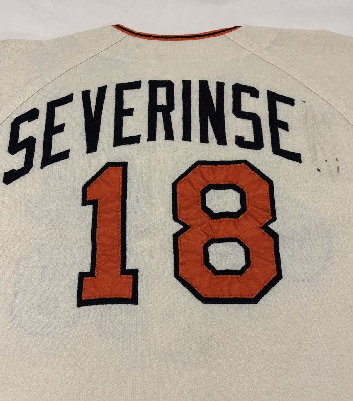 MLB Baltimore Orioles Game Worn 1967 Jersey (worn in 1969) Size US XL / EU 56 / 4 - 17 Thumbnail