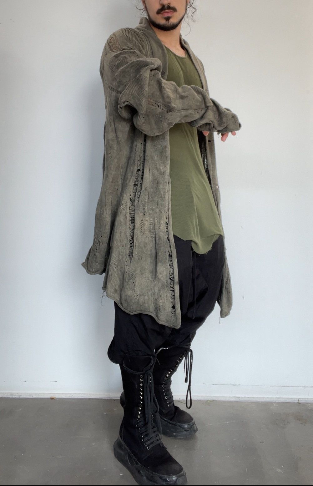 Other Chia Hung Su Distressed Cardigan Size US L / EU 52-54 / 3 - 2 Thumbnail