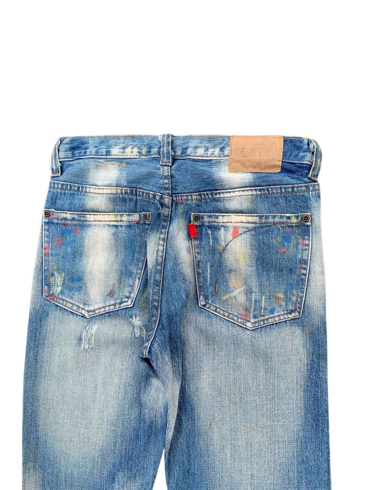 Pure Blue Japan Pure blue japan distressed denim pants Size US 30 / EU 46 - 4 Thumbnail