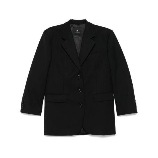 Anine Bing ANINE BING Women Suit Jackets A 01 10294 BLK26 BLACK Size XS / US 0-2 / IT 36-38 - 1 Thumbnail