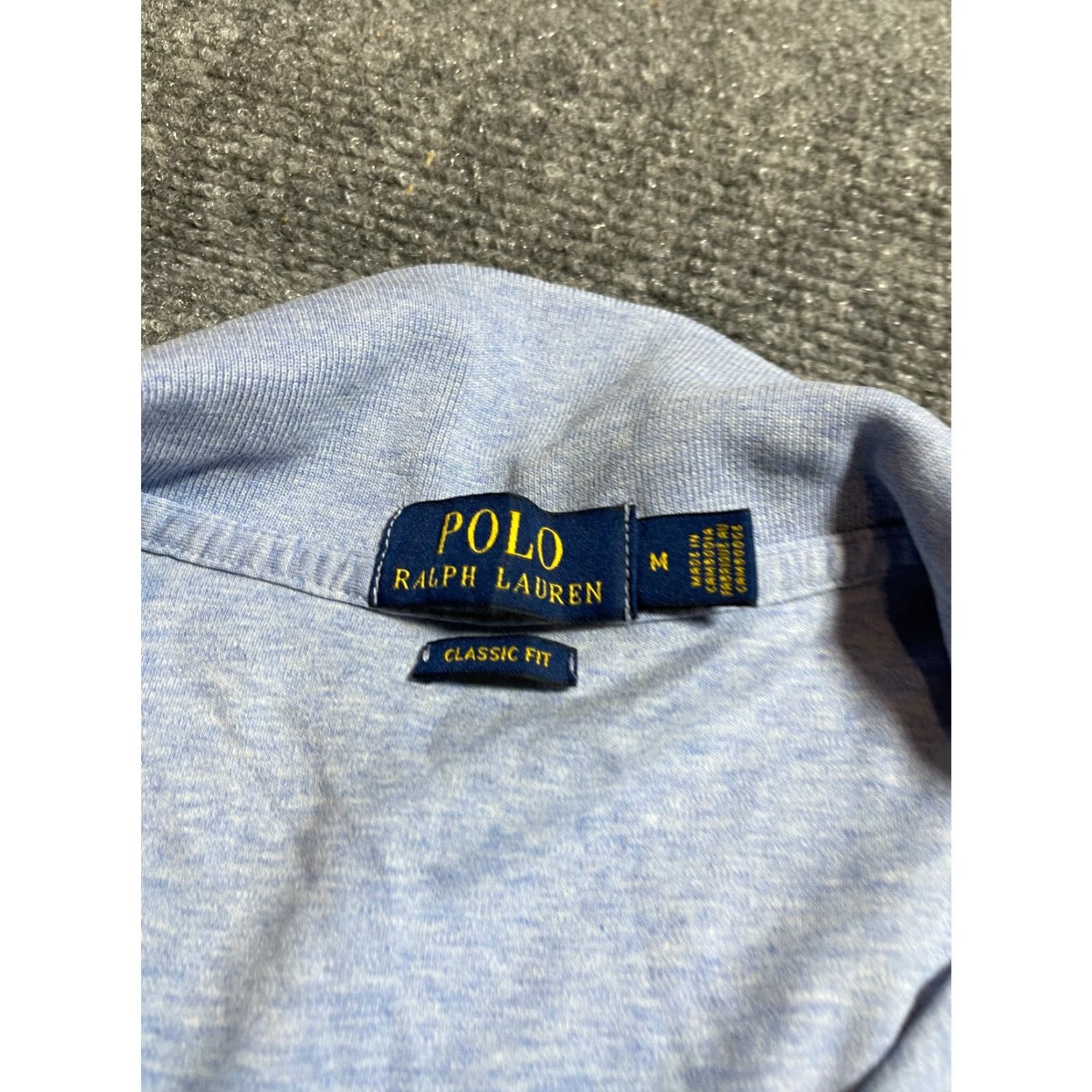 Polo Ralph Lauren Polo Ralph Lauren Shirt Men Medium Short Sleeve Polo Blue Embroidered Classic Polo Shirt Blue Size US M / EU 48-50 / 2 - 4 Thumbnail