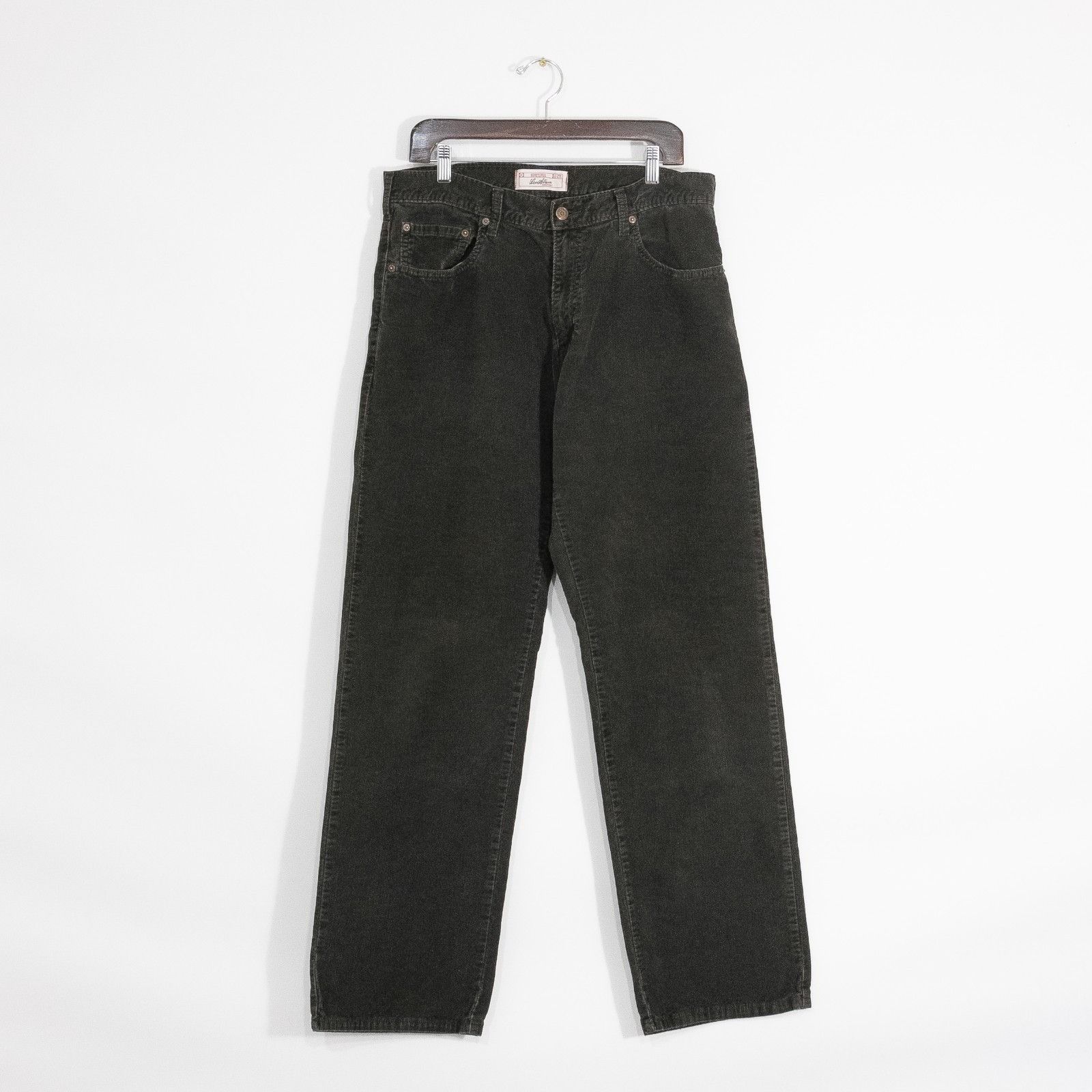 Levi's Vintage Y2K Levis Corduroy Pants Sz 34x32 - Distressed Dark Size US 34 / EU 50 - 1 Thumbnail