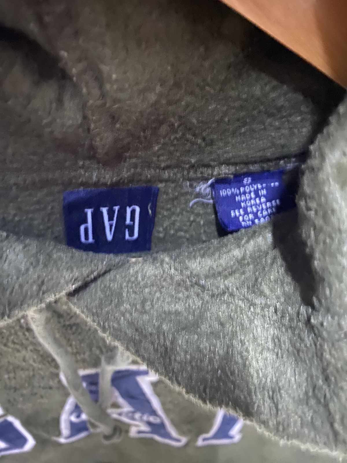 Gap × Vintage Vintage Gap Embroidered Fleece Hoodies Size US L / EU 52-54 / 3 - 7 Thumbnail