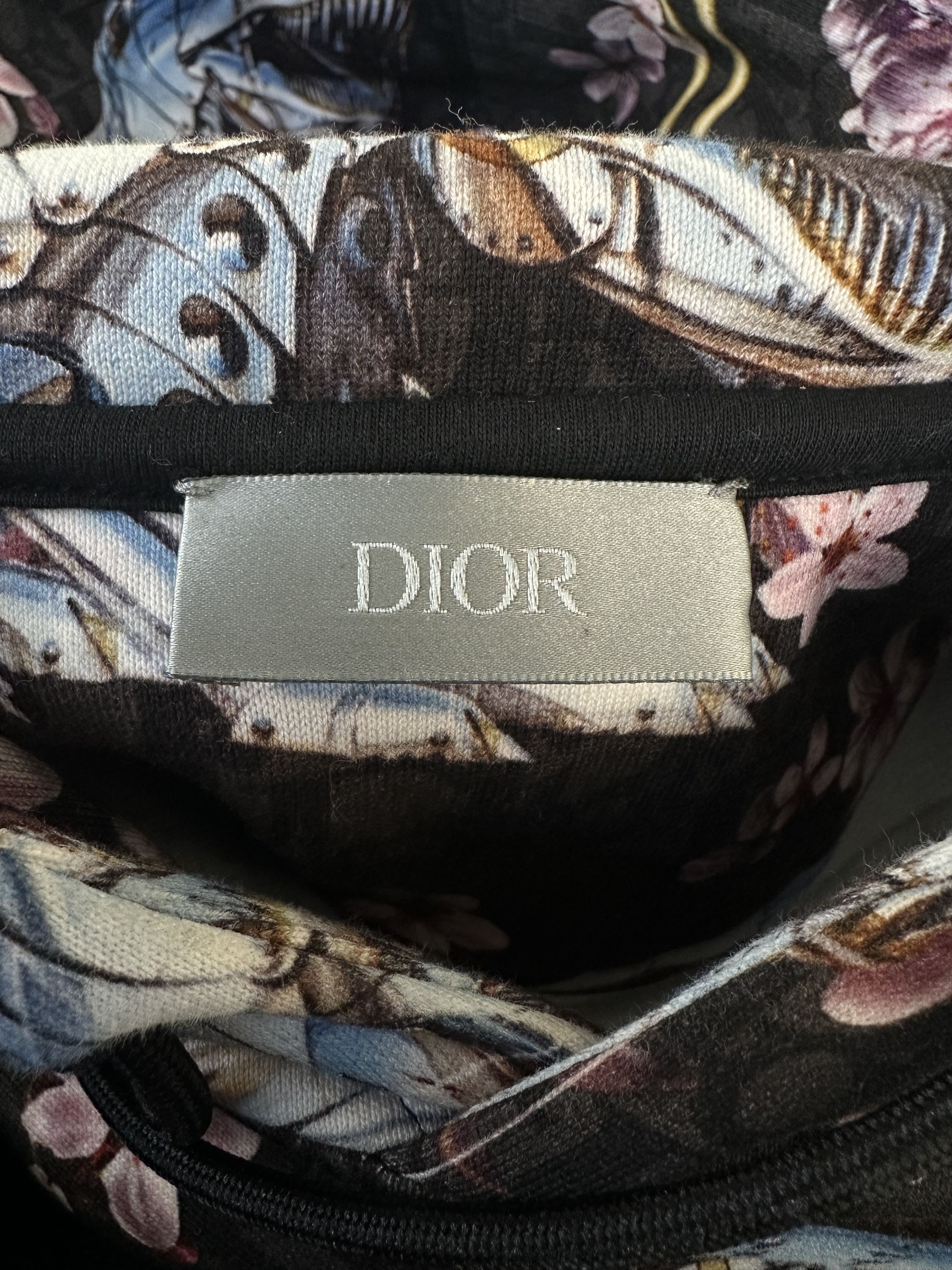 Club Sorayama × Dior Dior Sorayama Black Dinosaur Oblique Hoodie Size US S / EU 44-46 / 1 - 3 Thumbnail