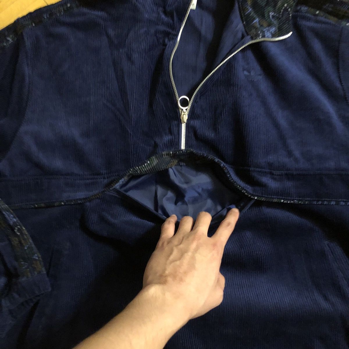 Adidas Adidas Corduroy Hoodie - L Size US L / EU 52-54 / 3 - 7 Thumbnail