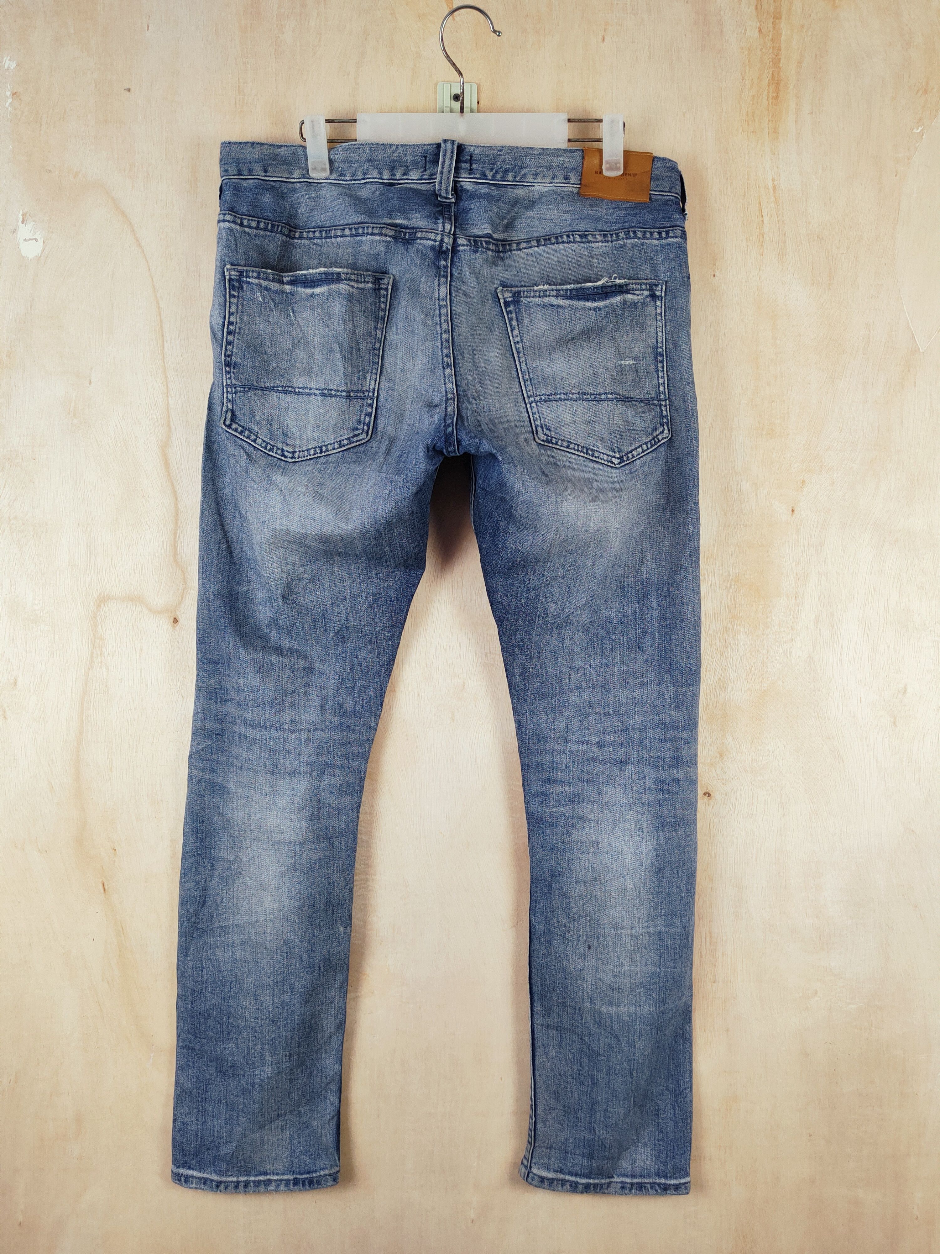 Bayflow Blue Faded Distressed Ripped Jeans #S2652