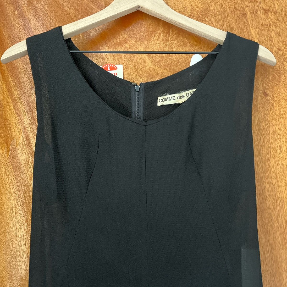 Comme des Garcons Vintage 1992 Comme des Garcons Black Midi A-Line Dress Sz M Size M / US 6-8 / IT 42-44 - 2 Thumbnail