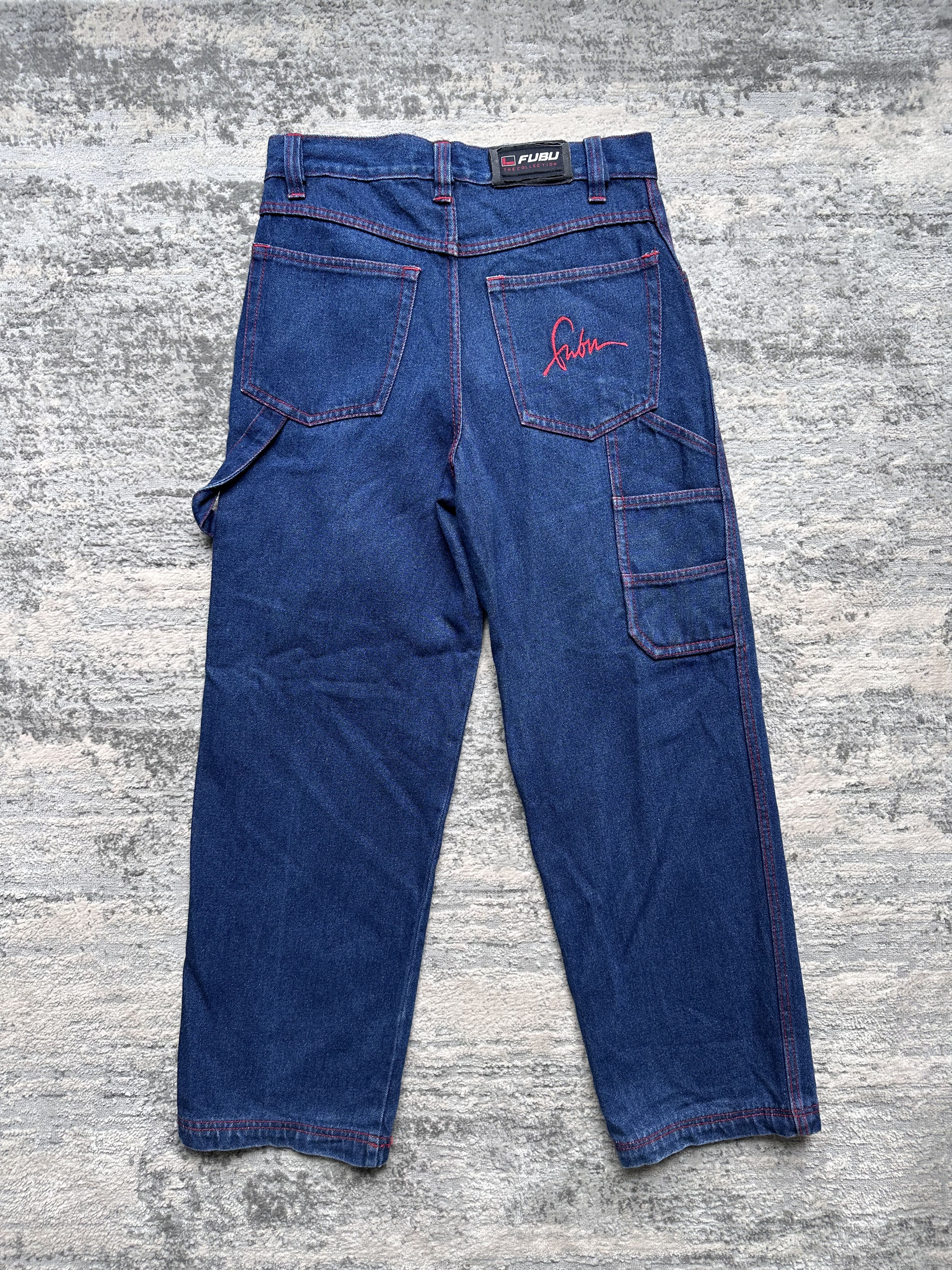 Fubu vintage double knee baggy jeans