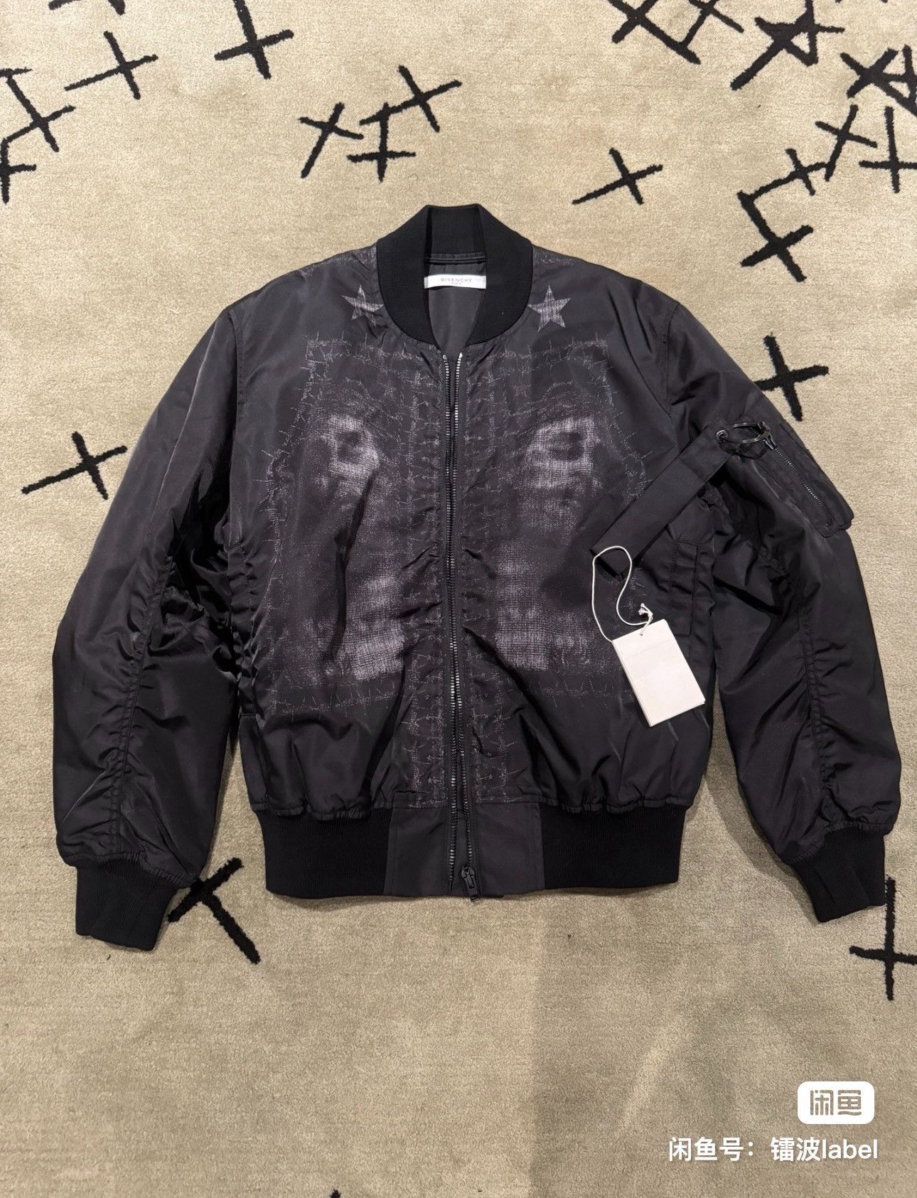 Givenchy Givenchy Jesus Portrait | 2016ss Bomber Jacket Size US M / EU 48-50 / 2 - 1 Thumbnail
