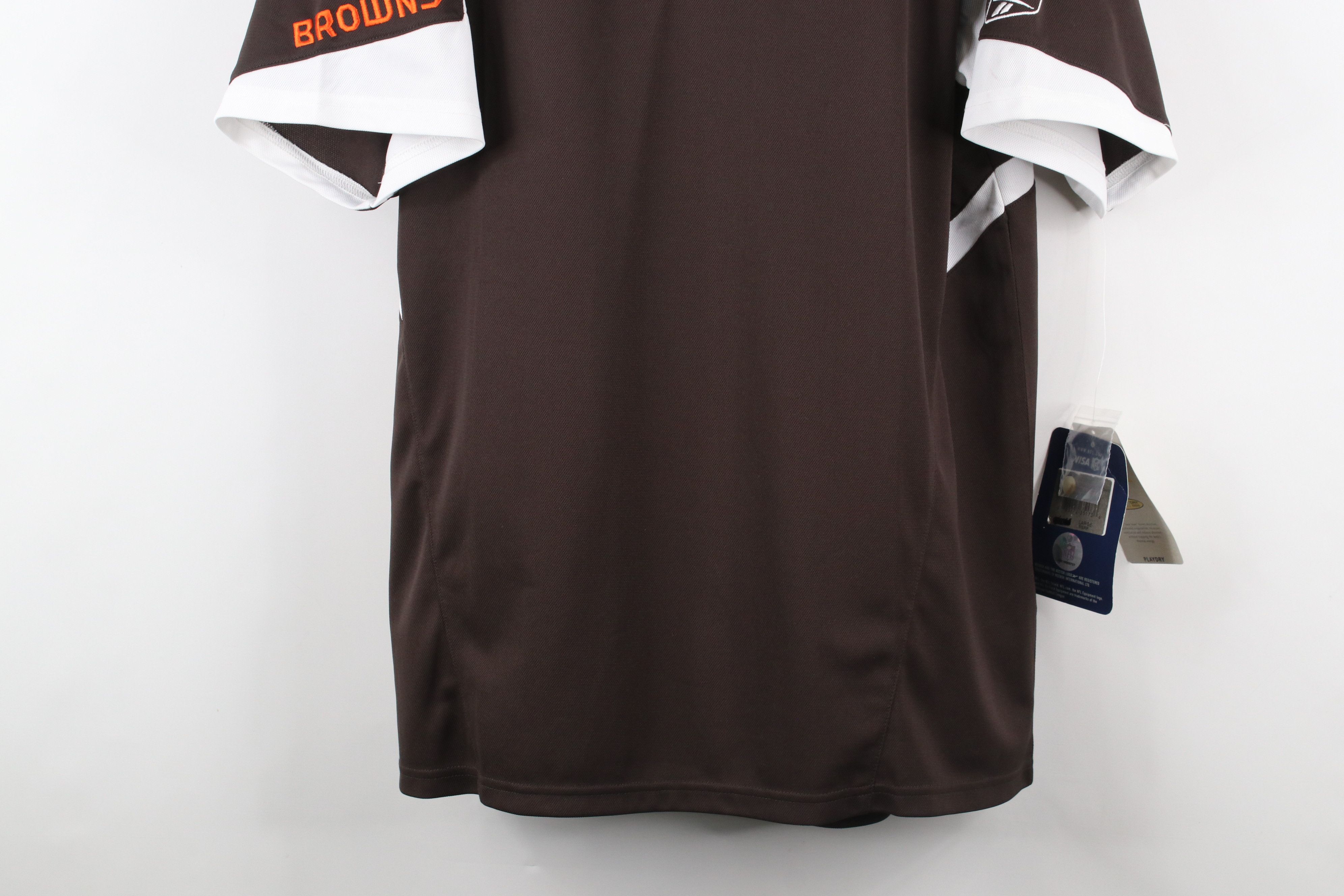 Reebok × Vintage Deadstock Vintage Y2K Reebok Cleveland Browns Football Polo Size US L / EU 52-54 / 3 - 3 Thumbnail