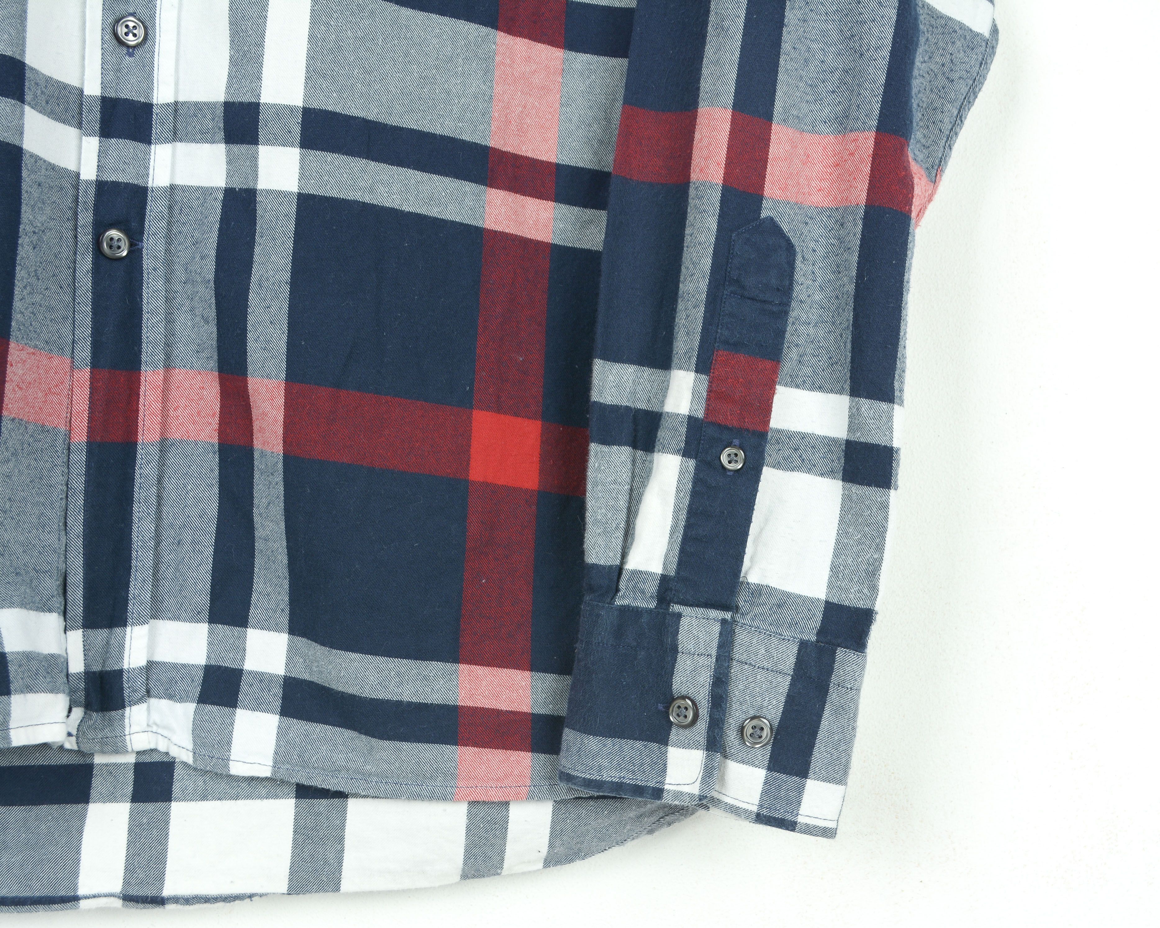 Gant Men Casual M Fit Long Sleeved Formal Shirt Checked Blue Red Size US M / EU 48-50 / 2 - 4 Thumbnail