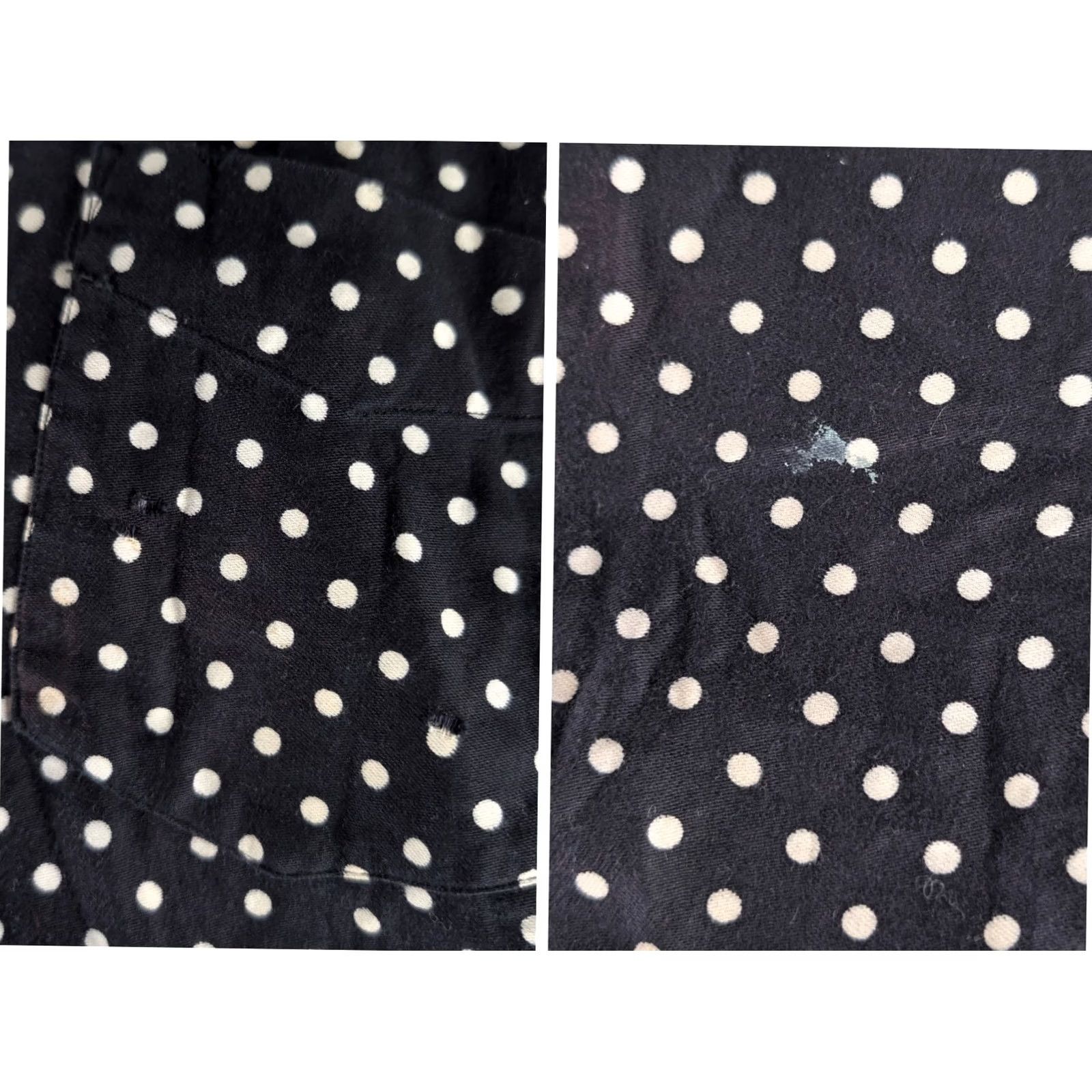 Vintage VINTAGE The Toni Polka Dot Shirt S Navy Cotton Button-Front Short Sleeve USA 60s Mod Ivy League Rockabilly Mens Size US S / EU 44-46 / 1 - 4 Thumbnail