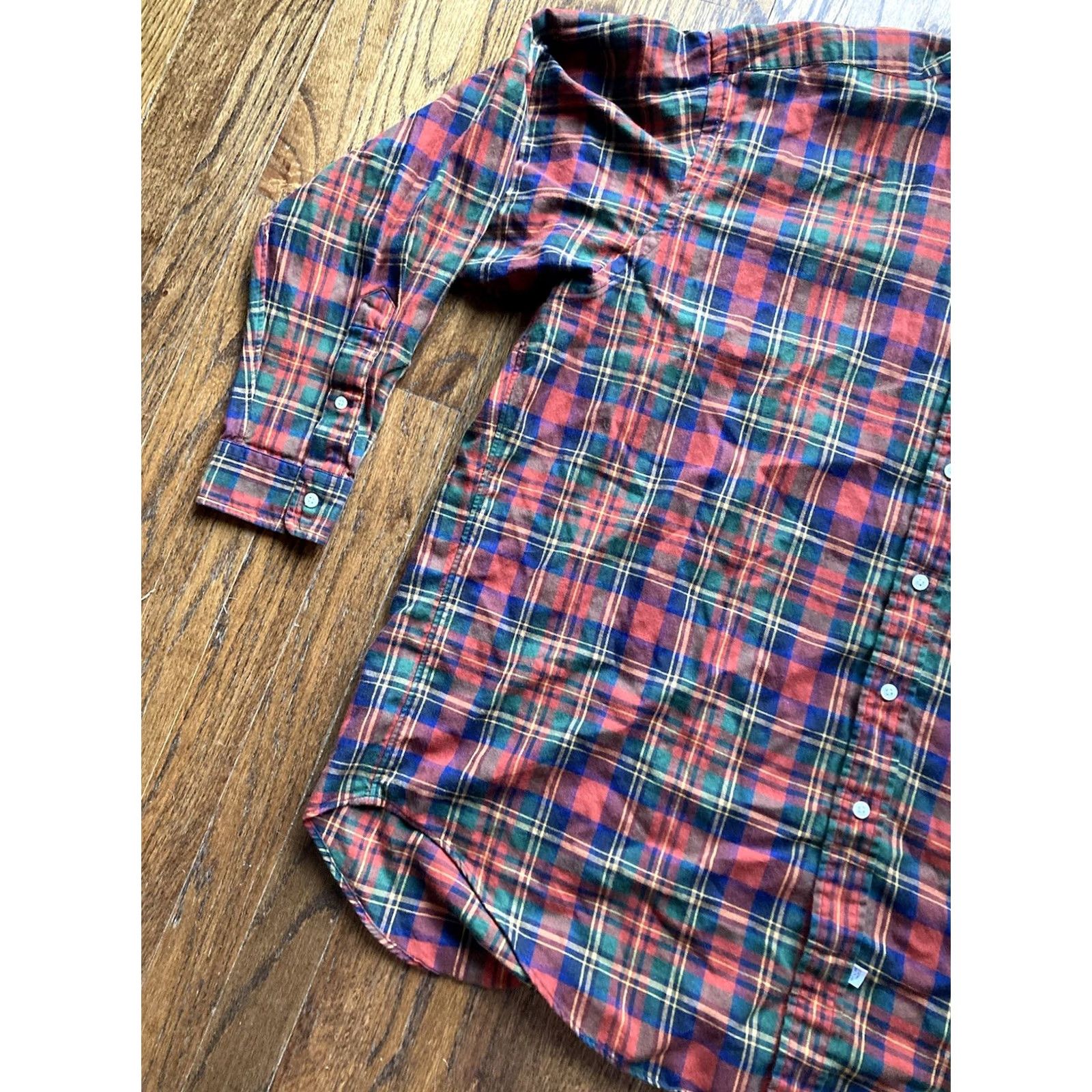 Polo Ralph Lauren VINTAGE Polo Ralph Lauren Mens XL Tartan Plaid Wool Blend Flannel Button Up Shirt Size US XL / EU 56 / 4 - 2 Thumbnail