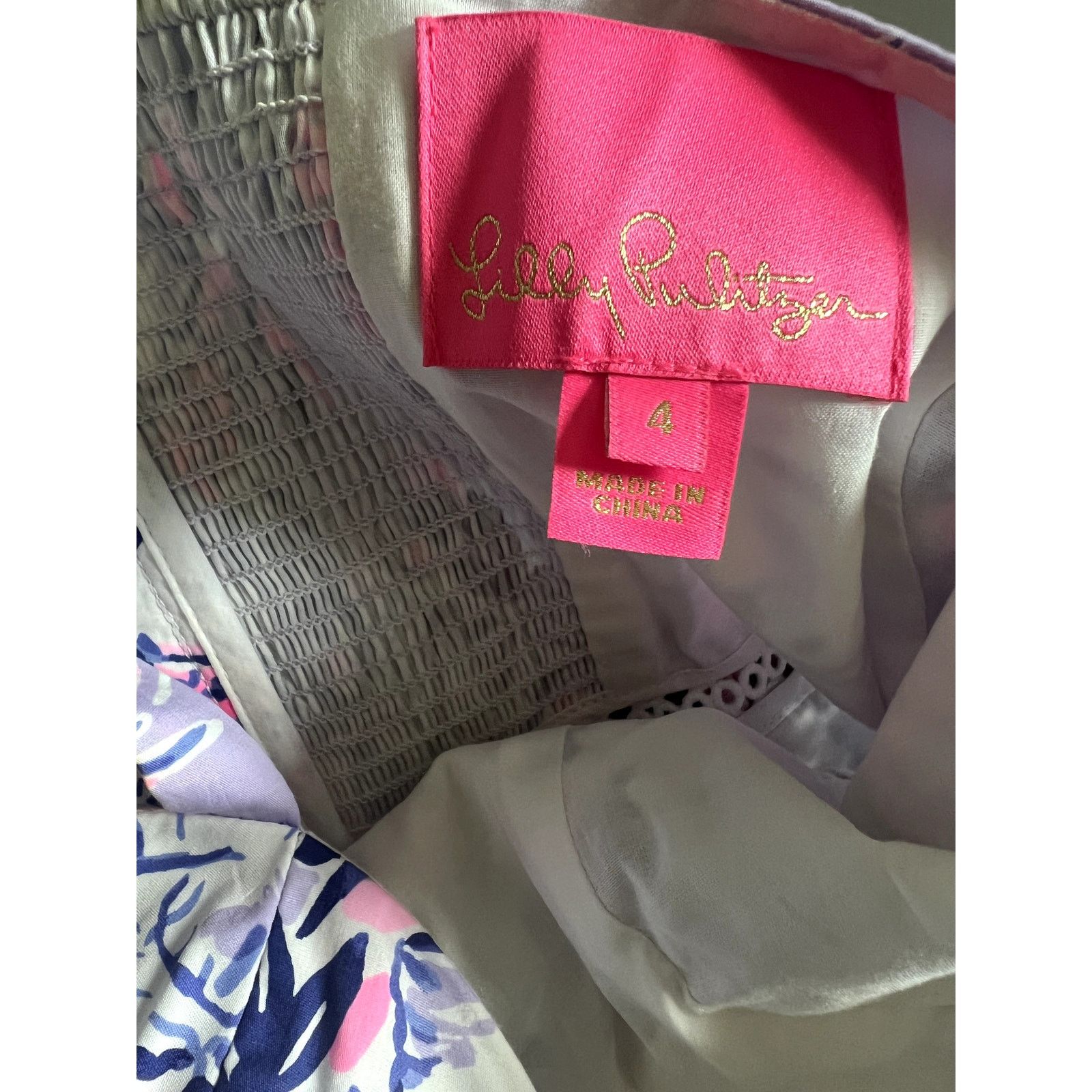 Lilly Pulitzer Lilly Pulitzer Devyn Dress Light Lilac Verbena Trunks In 4 Size S / US 4 / IT 40 - 7 Thumbnail