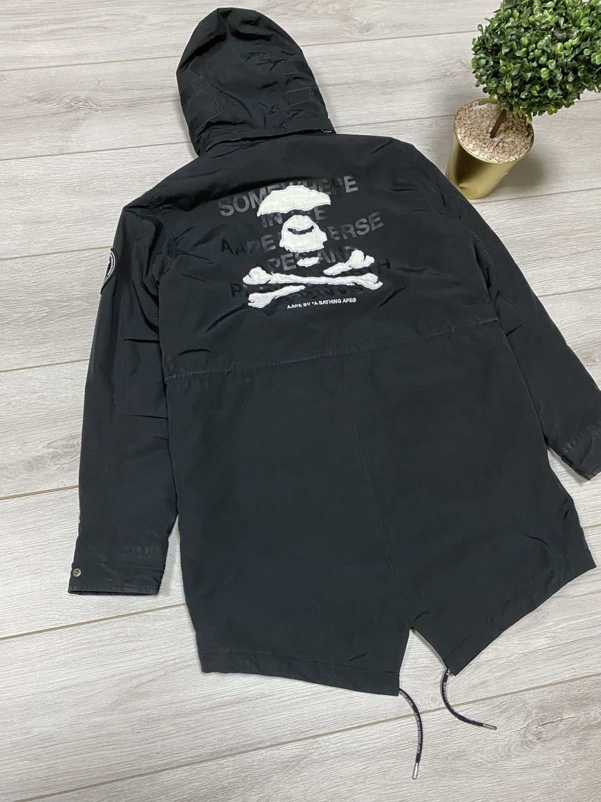 Aape Aape by Bape ninja parka mask big logo jacket Japan Size US S / EU 44-46 / 1 - 15 Thumbnail