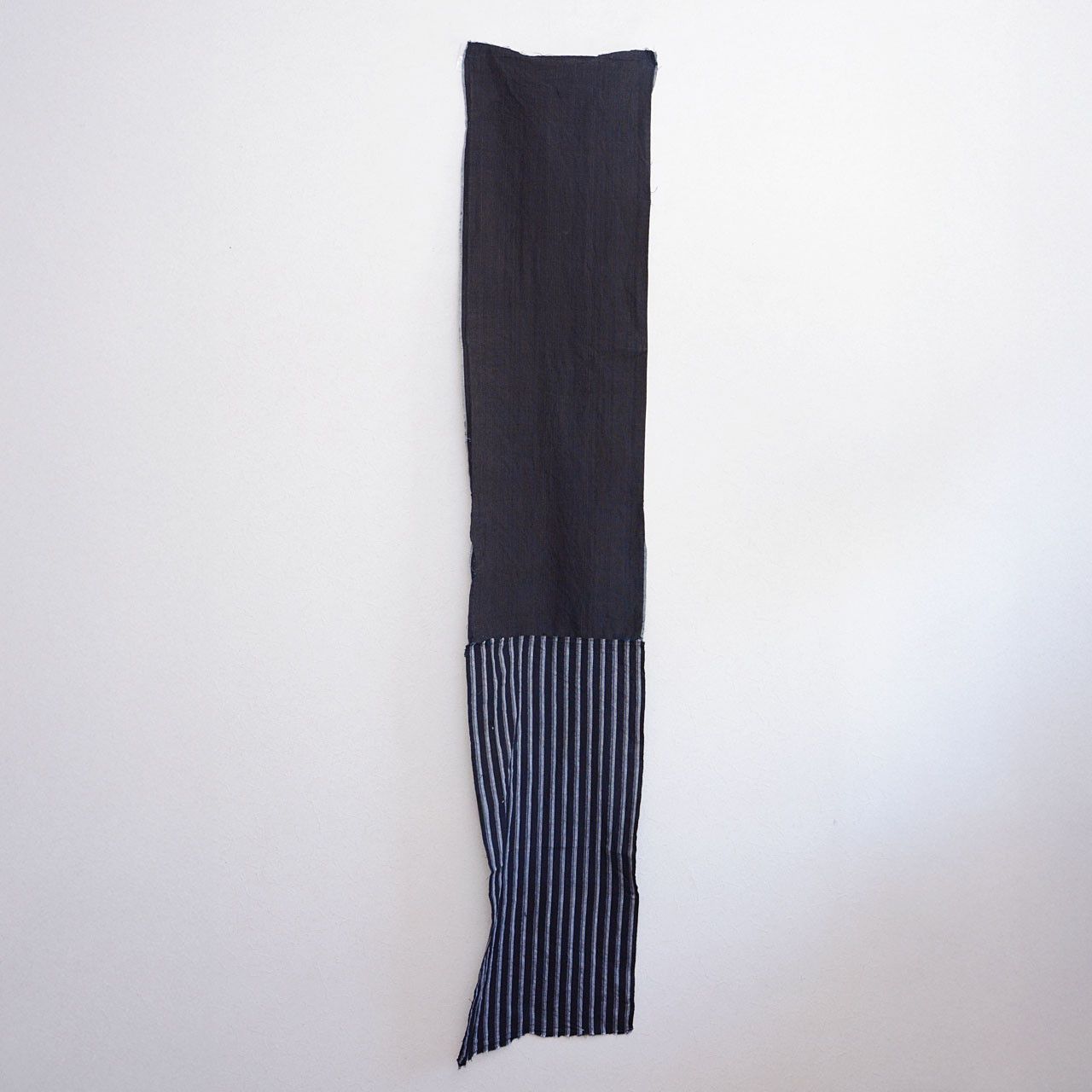 Other Japanese Vintage Fabric Indigo Dyed Cotton Stole Patchwork Size ONE SIZE - 4 Thumbnail